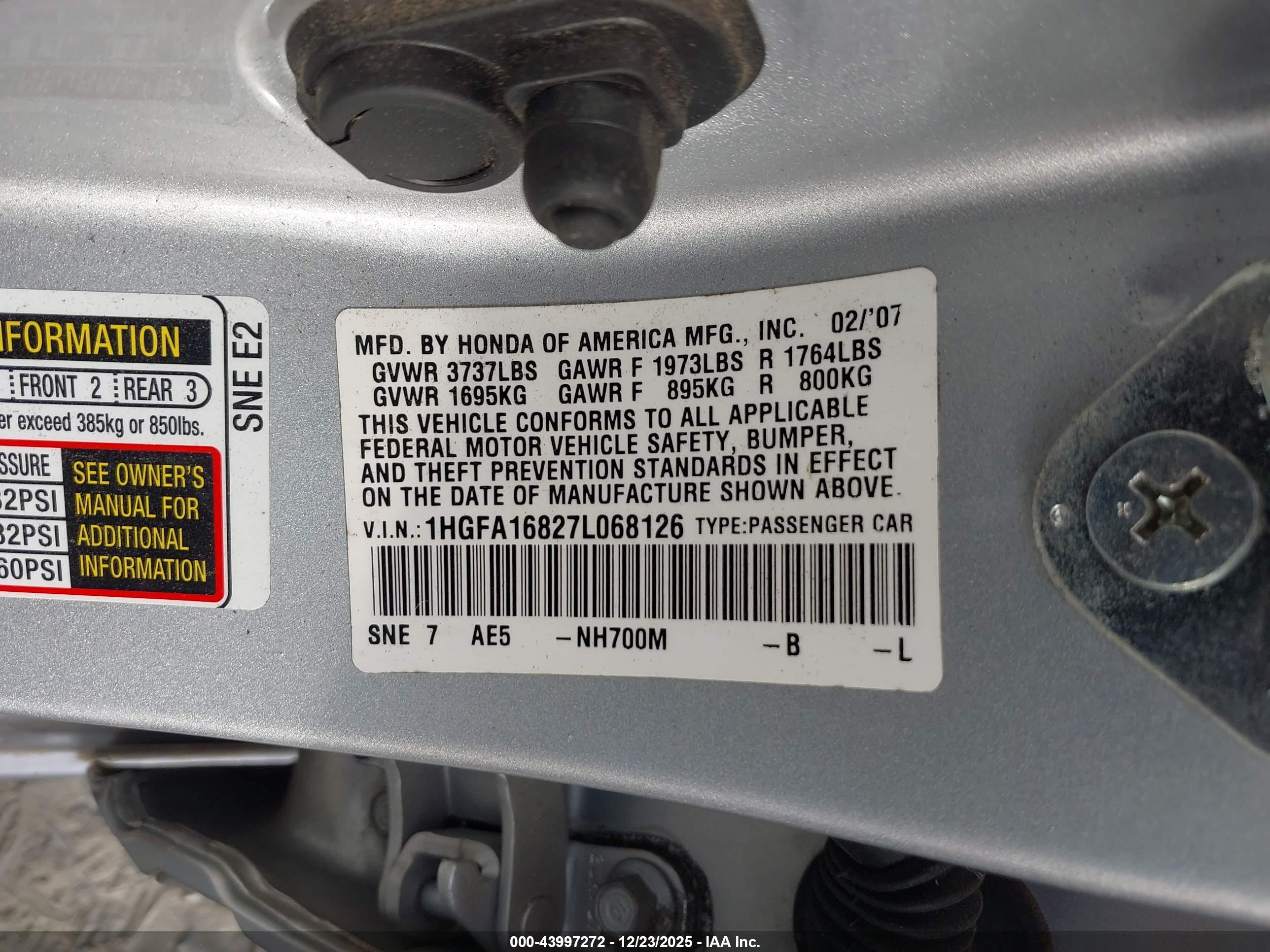 HONDA CIVIC image 9