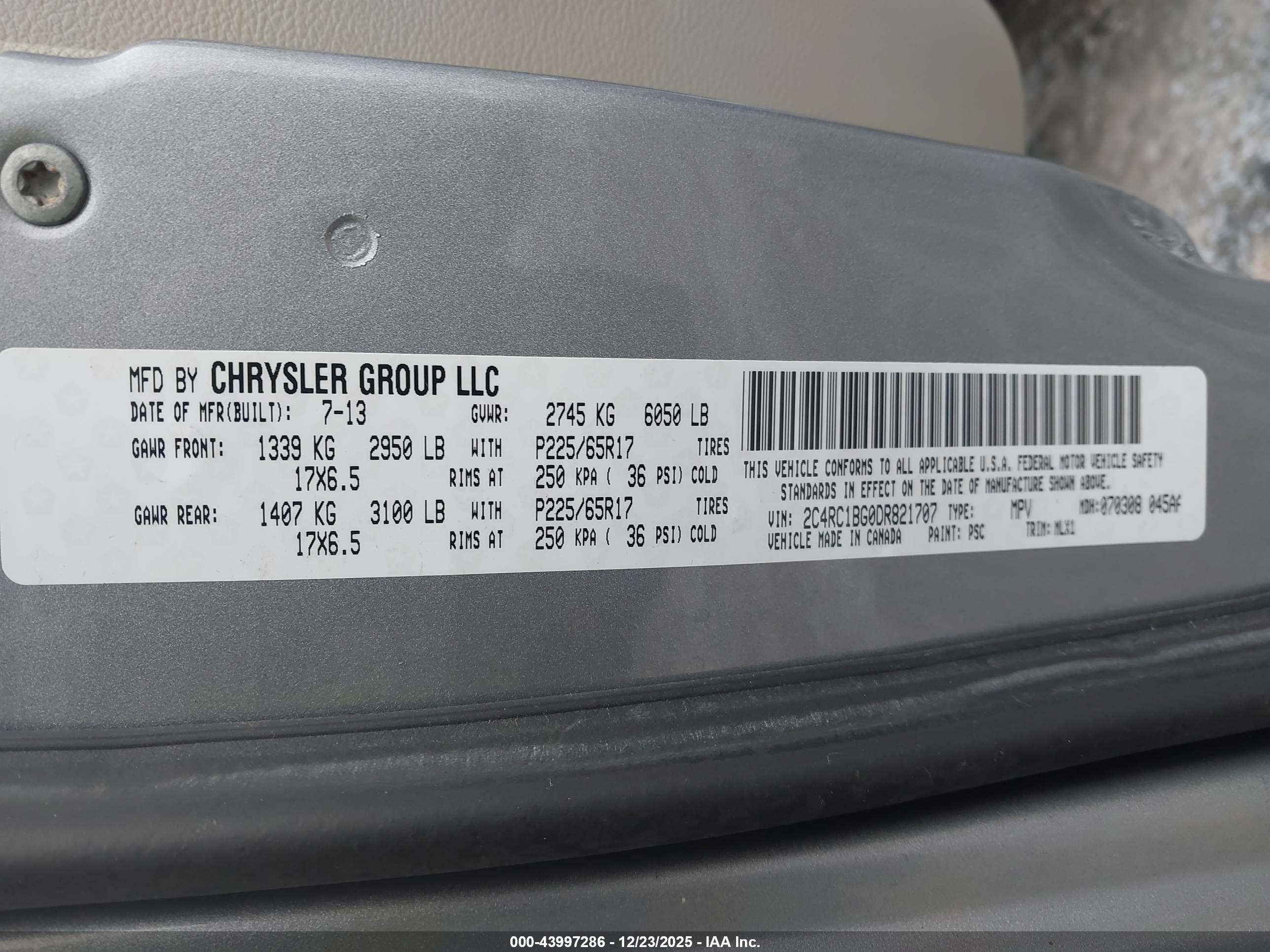 CHRYSLER TOWN image 9