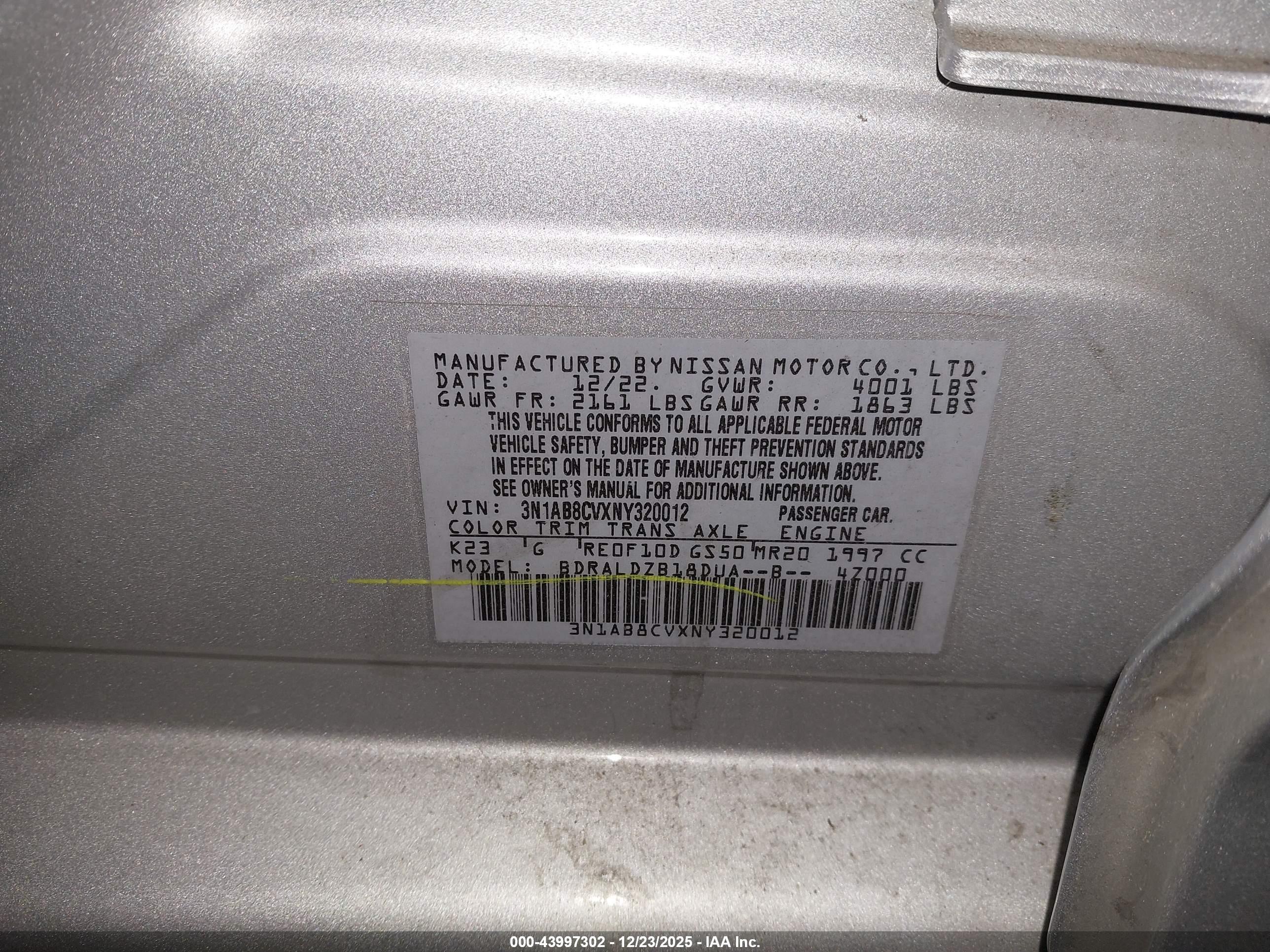 NISSAN SENTRA image 9