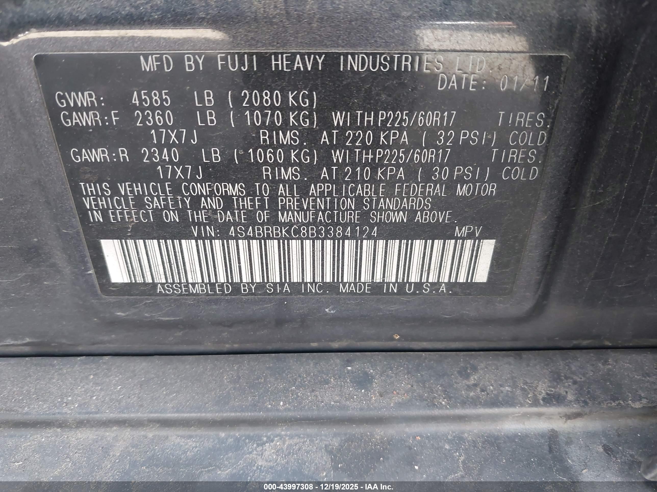SUBARU OUTBACK image 9