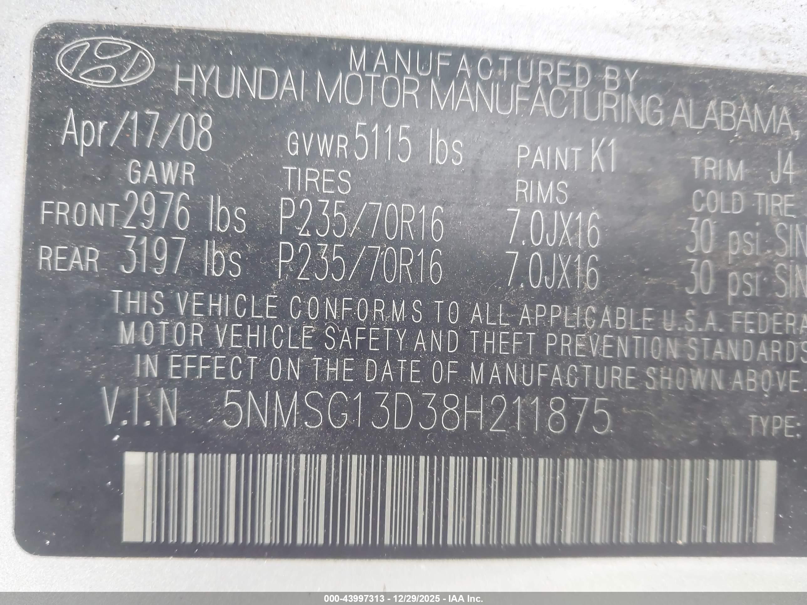 HYUNDAI SANTA image 9