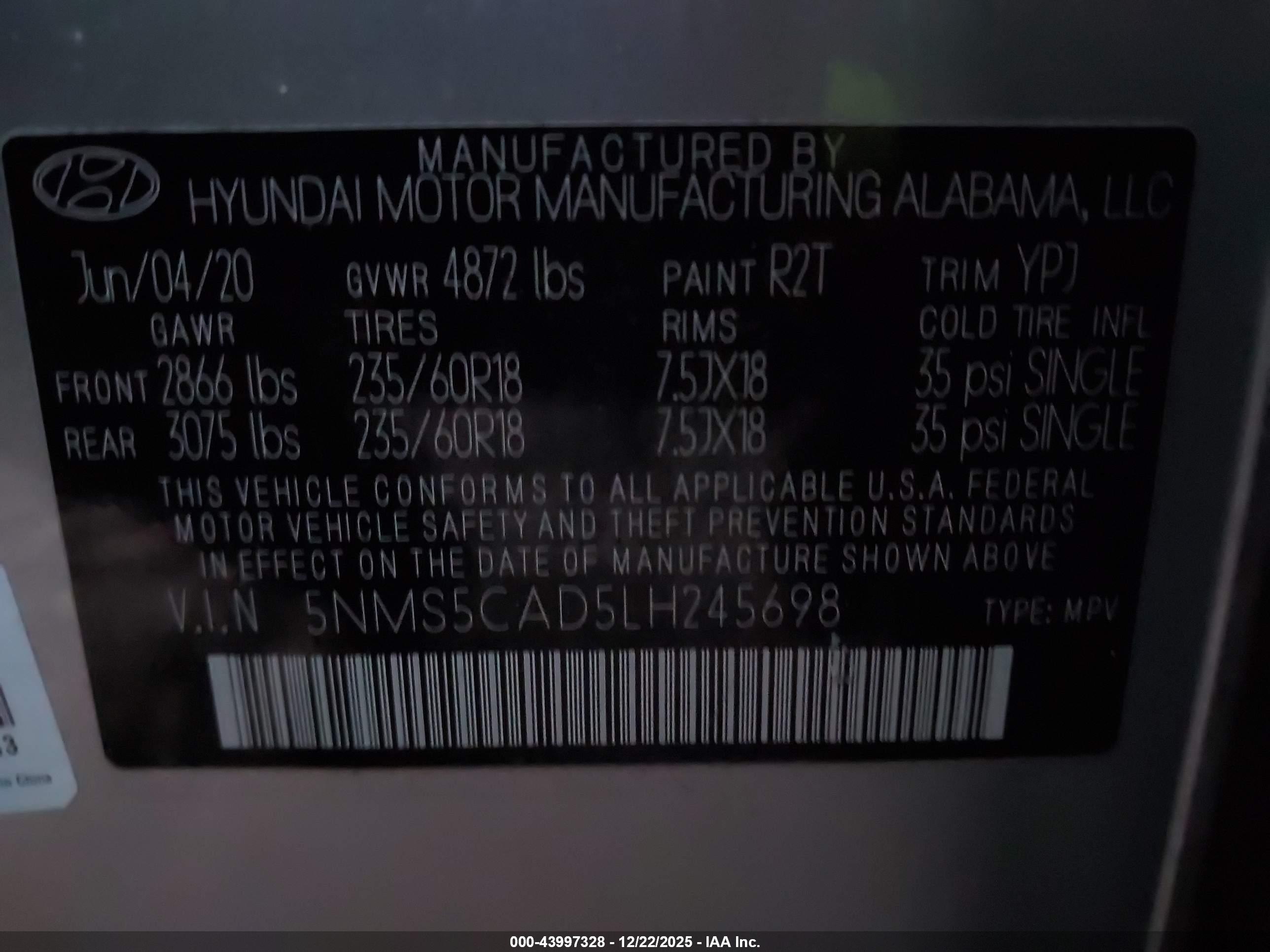 HYUNDAI SANTA image 9