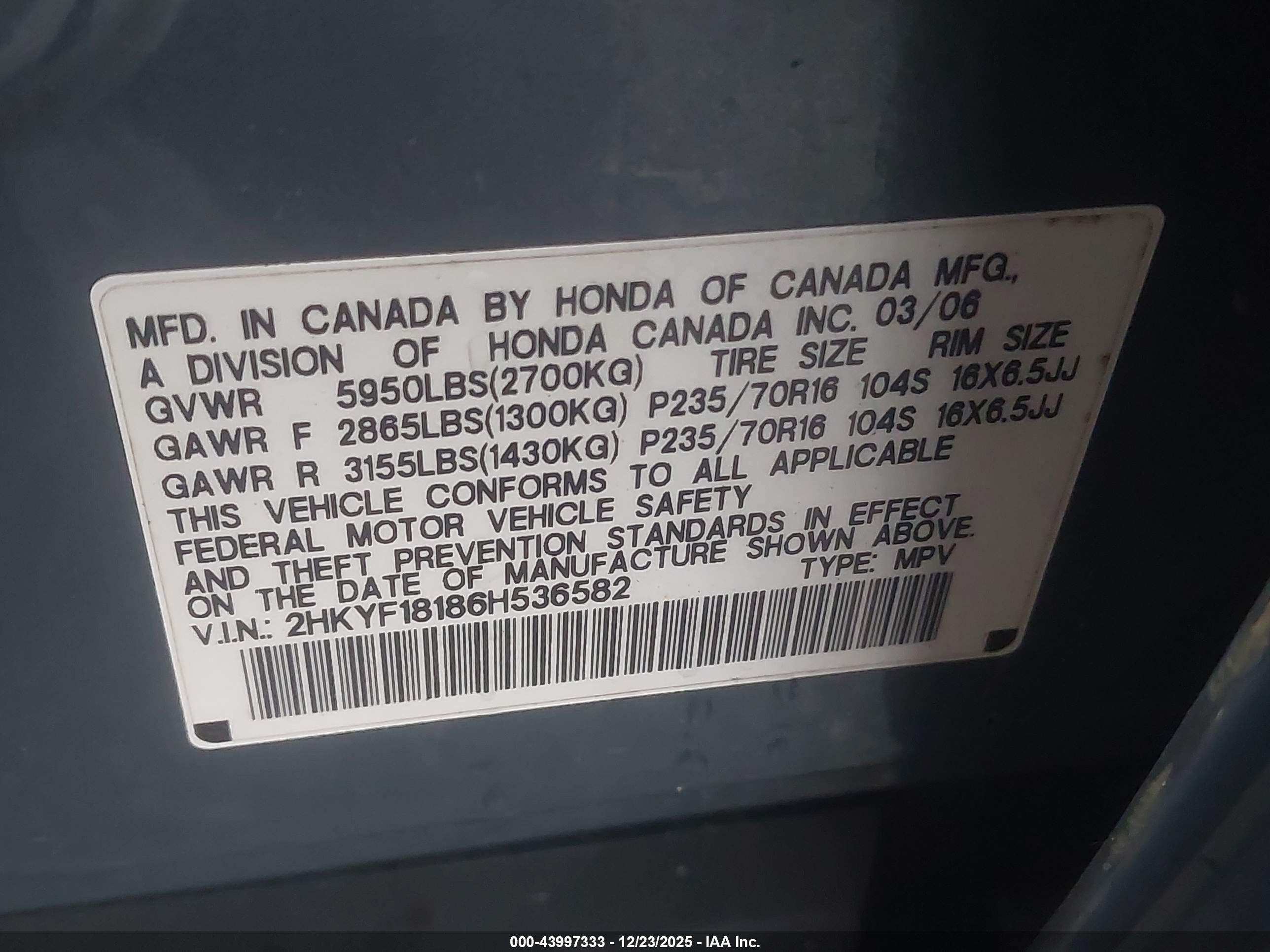 HONDA PILOT image 9