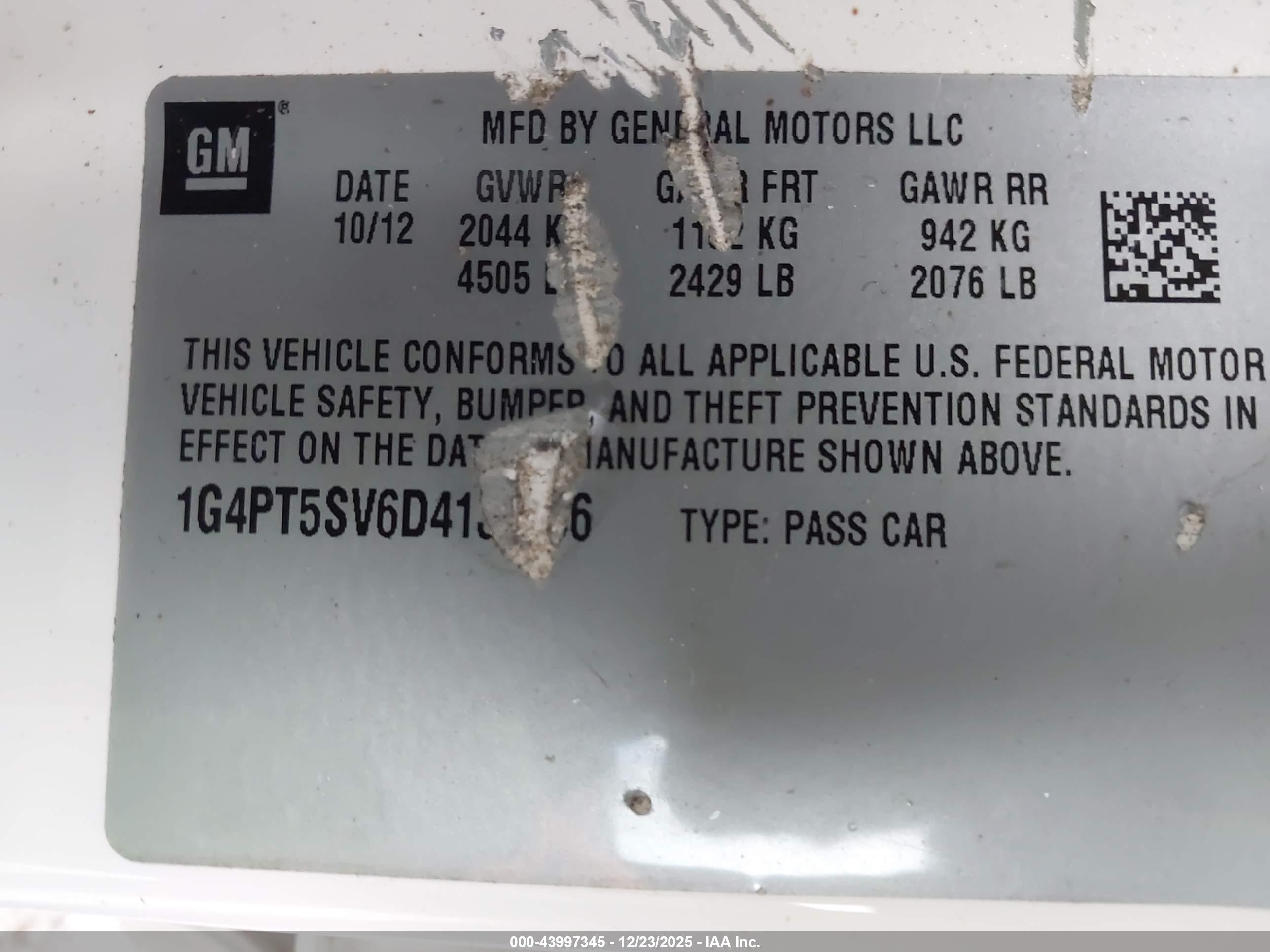 BUICK VERANO image 9