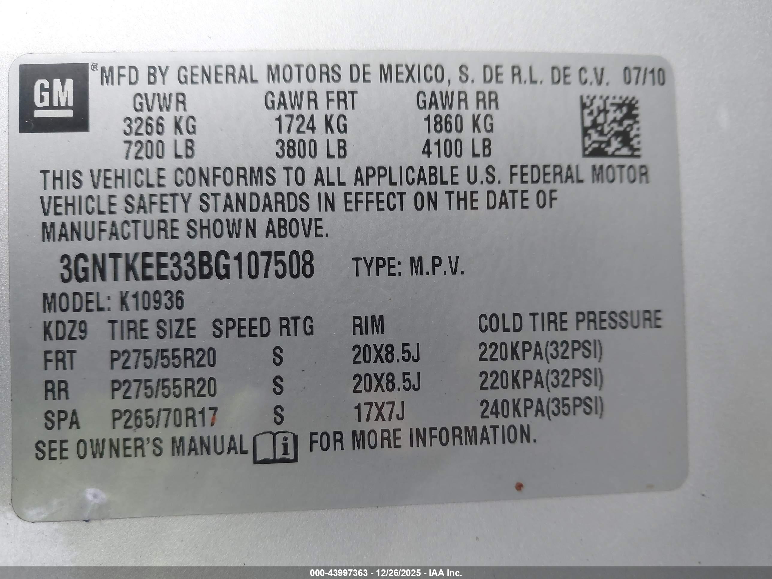 CHEVROLET AVALANCHE image 9