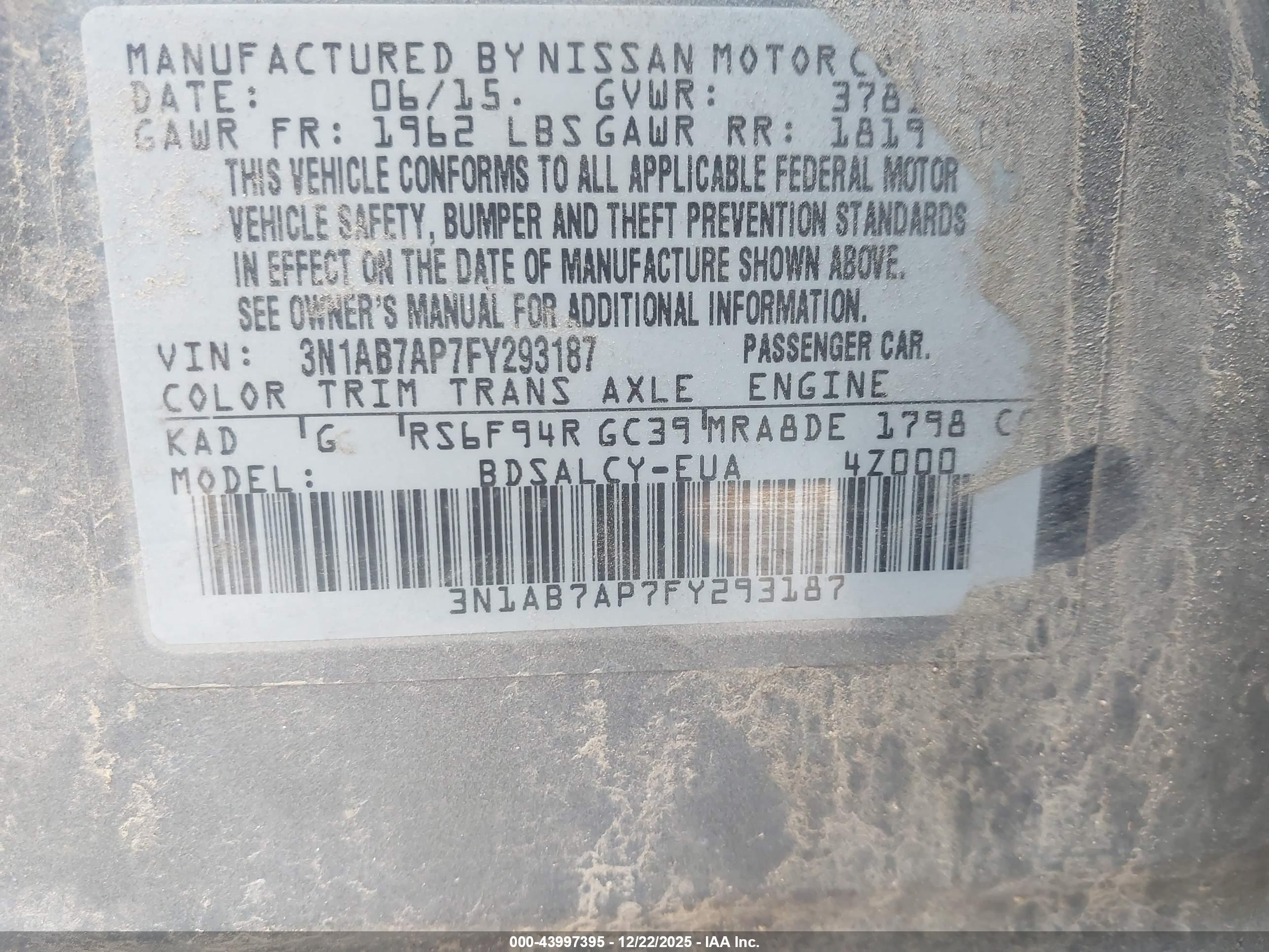NISSAN SENTRA image 9
