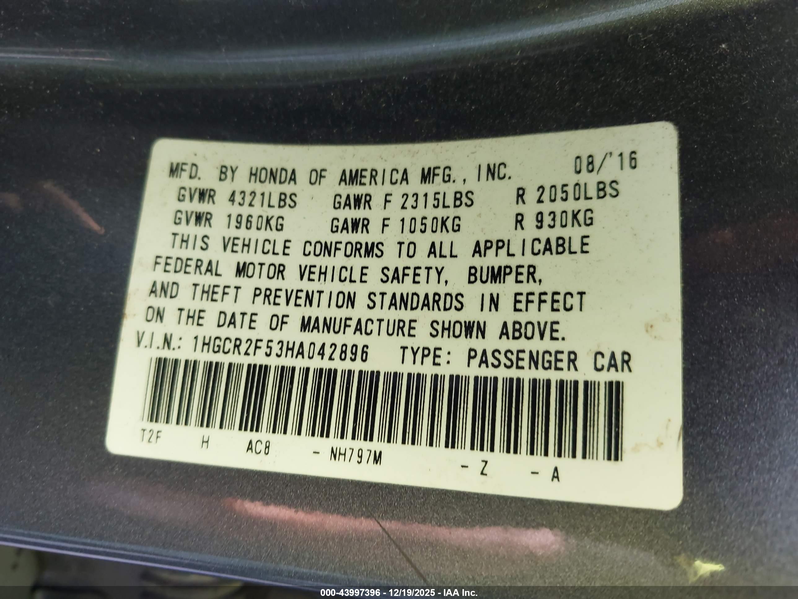 HONDA ACCORD image 9