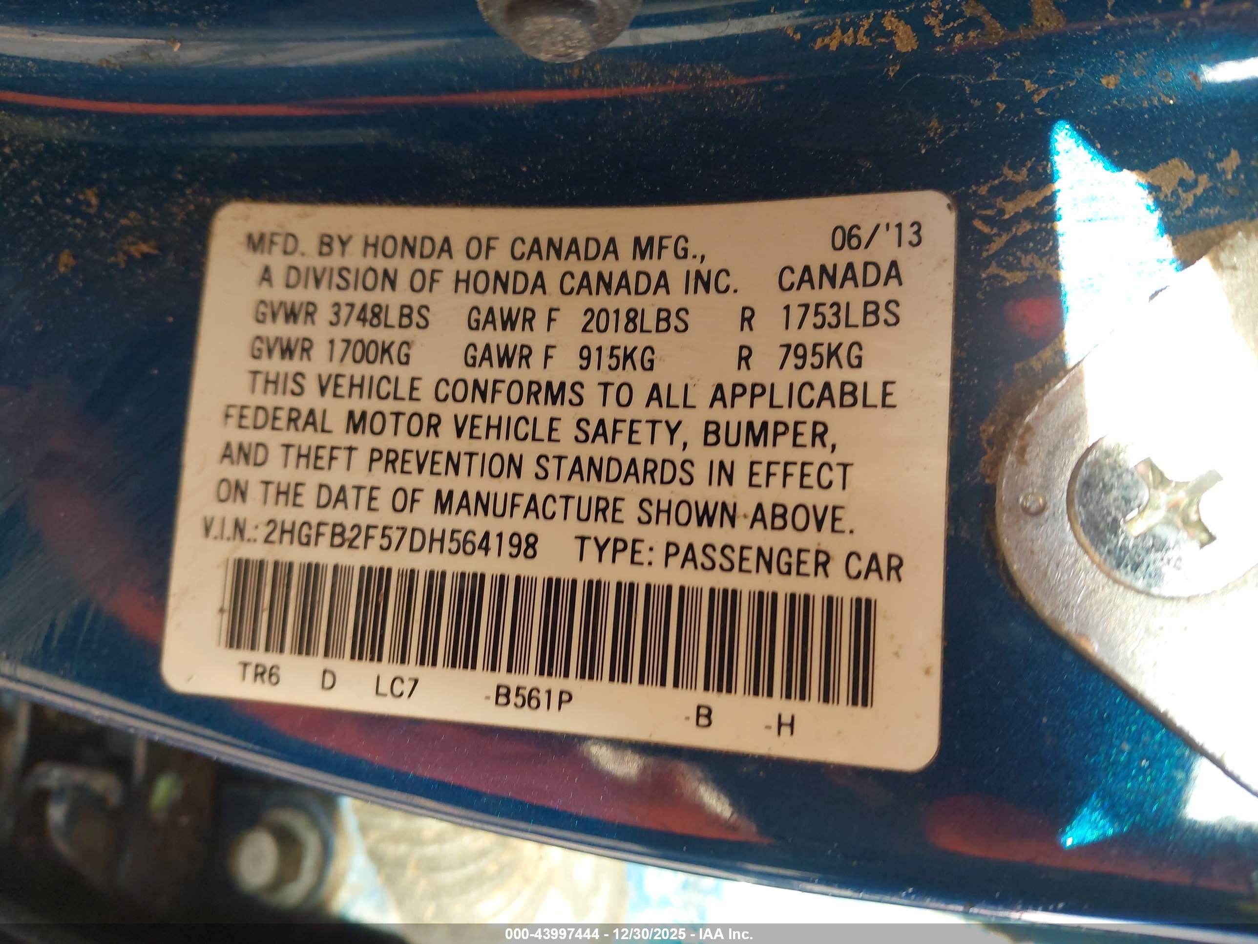 HONDA CIVIC image 9