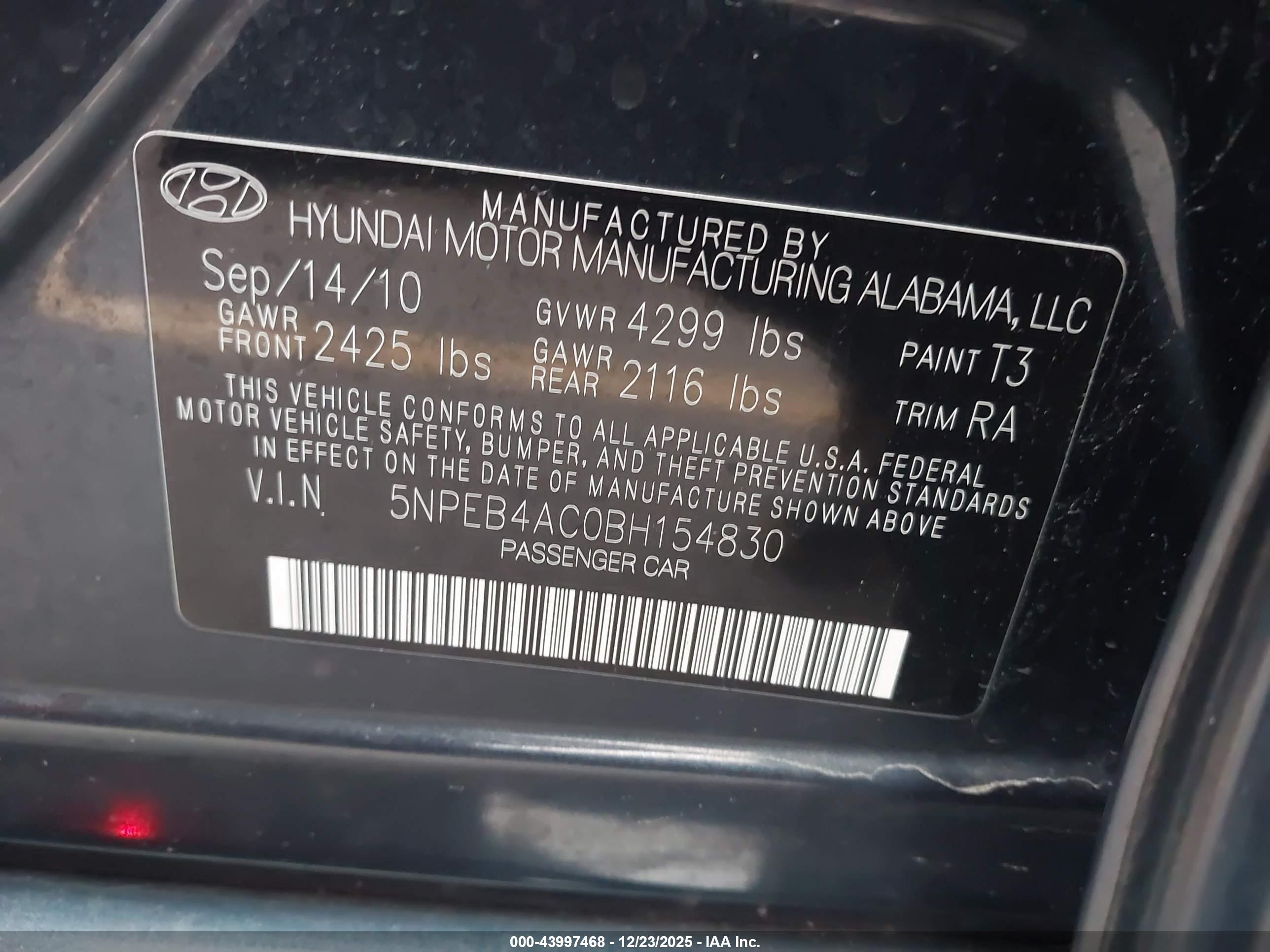 HYUNDAI SONATA image 9
