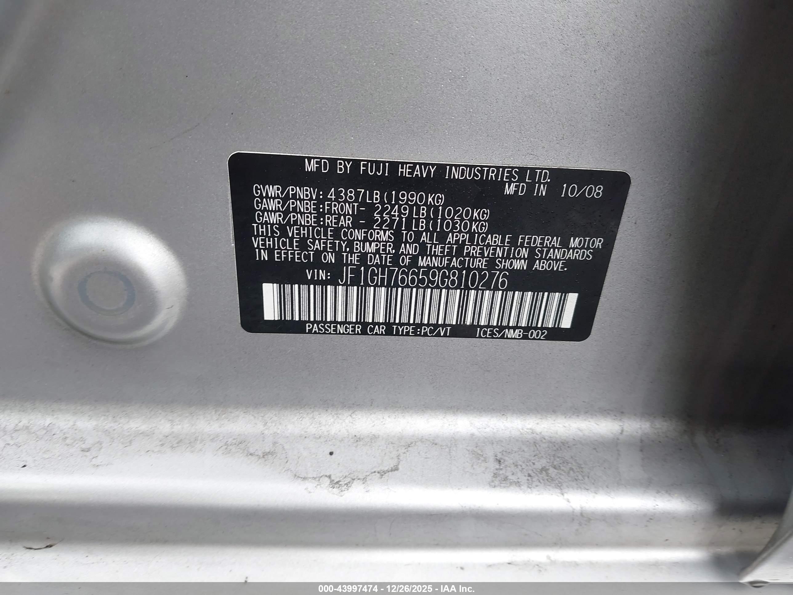 SUBARU IMPREZA image 9