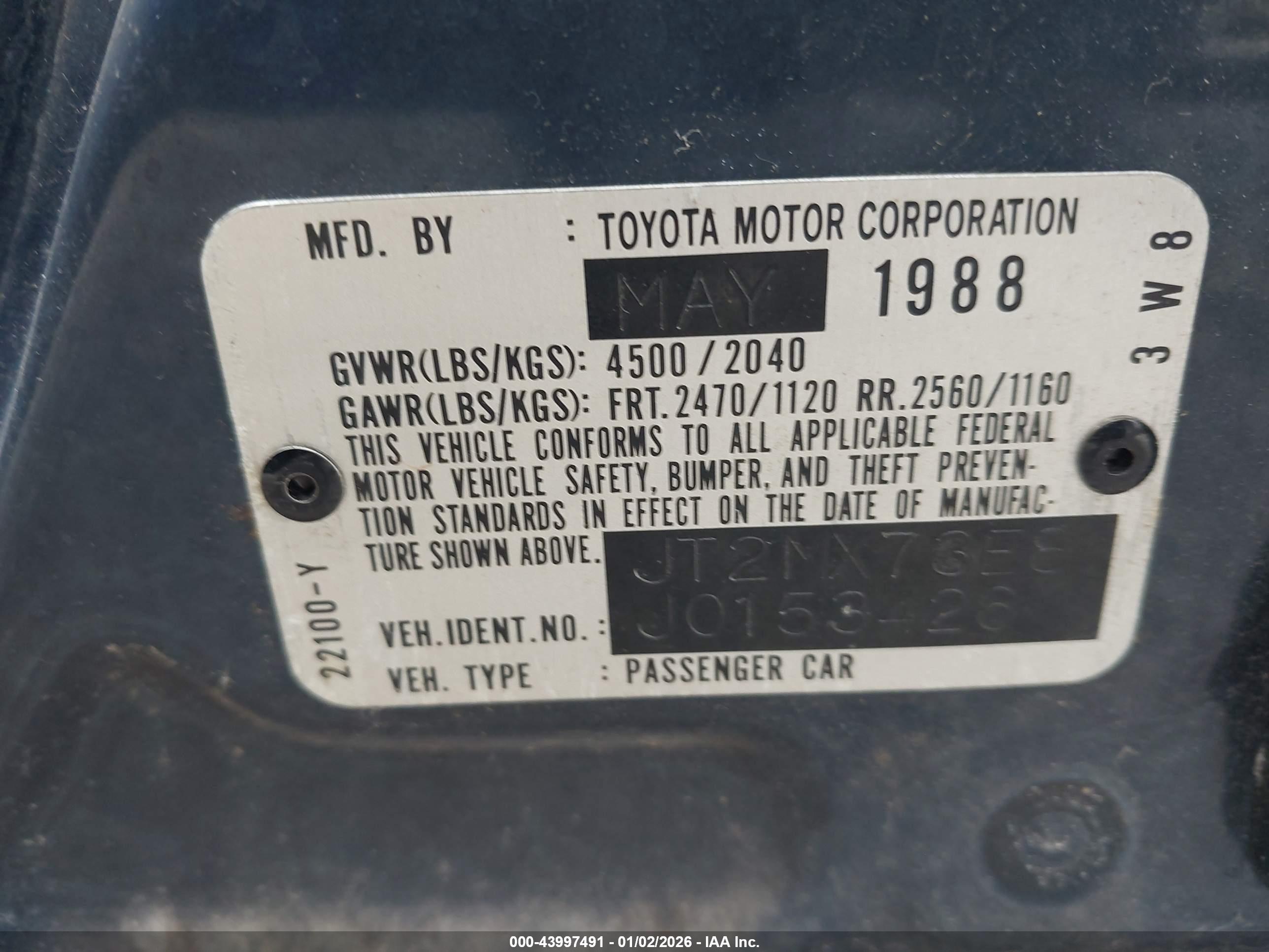 TOYOTA CRESSIDA image 9
