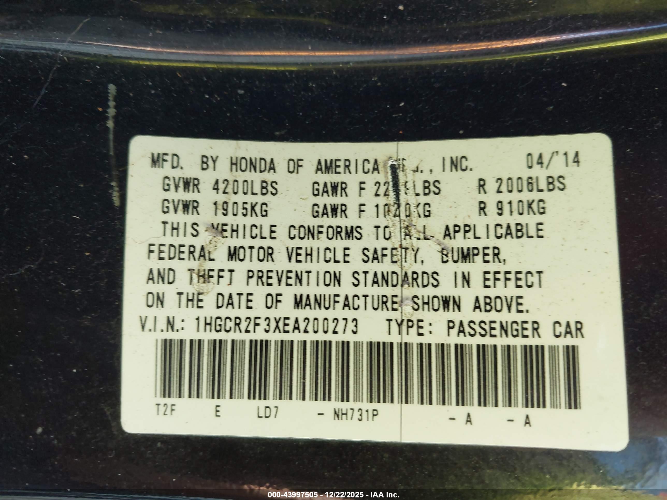 HONDA ACCORD image 9