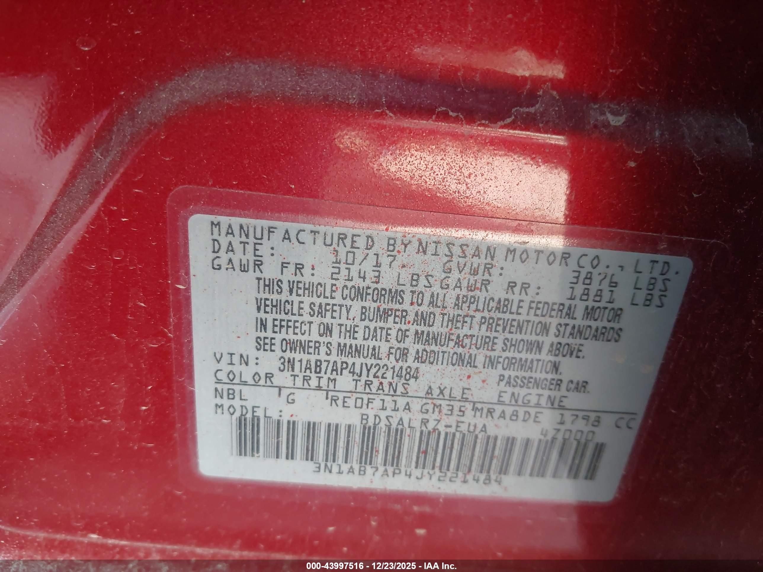 NISSAN SENTRA image 9