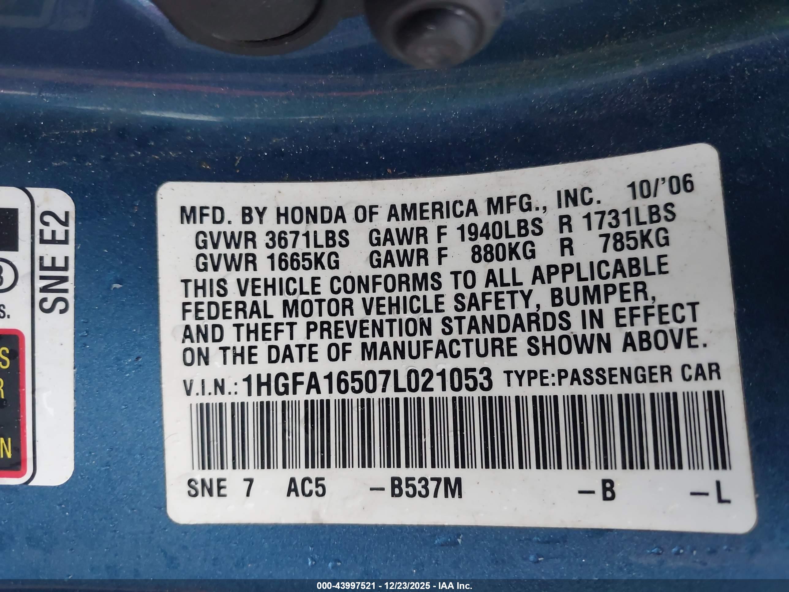 HONDA CIVIC image 9