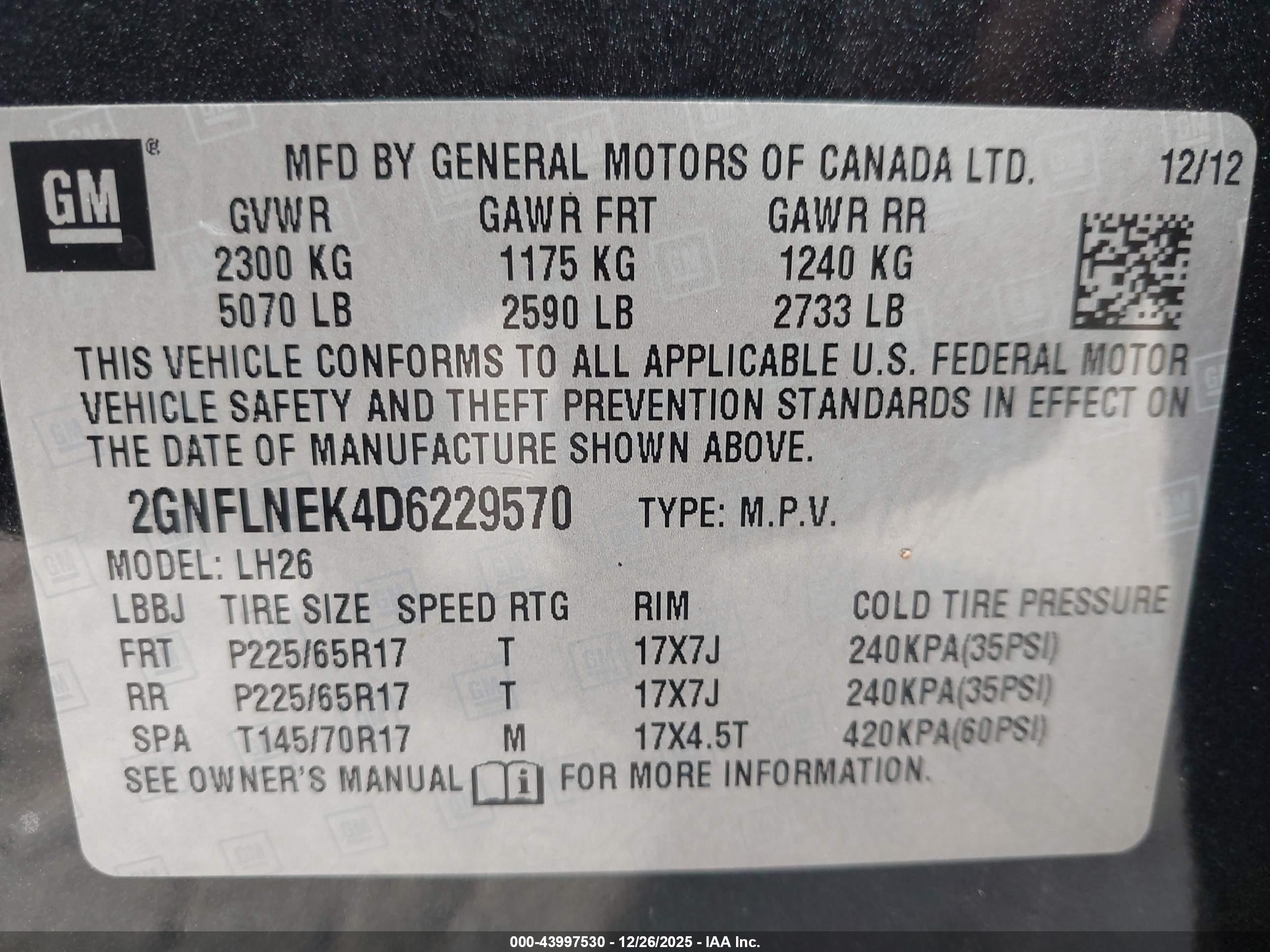 CHEVROLET EQUINOX image 9