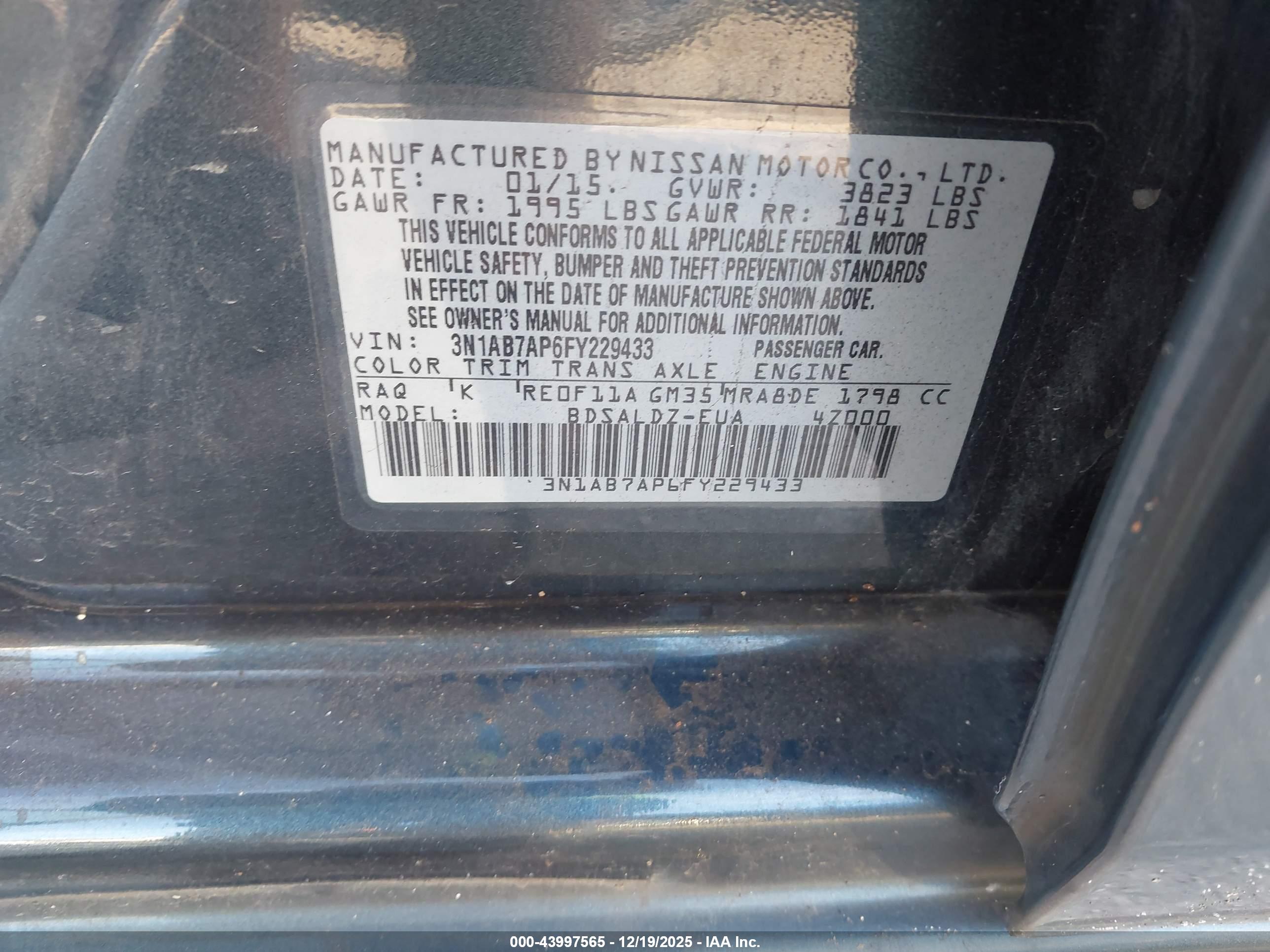 NISSAN SENTRA image 9