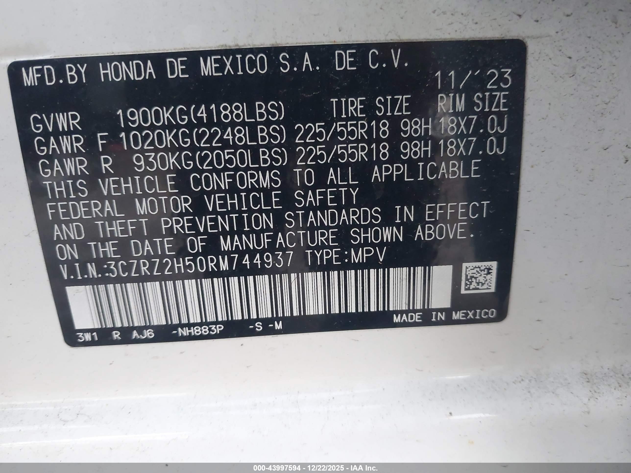 HONDA HR-V image 9