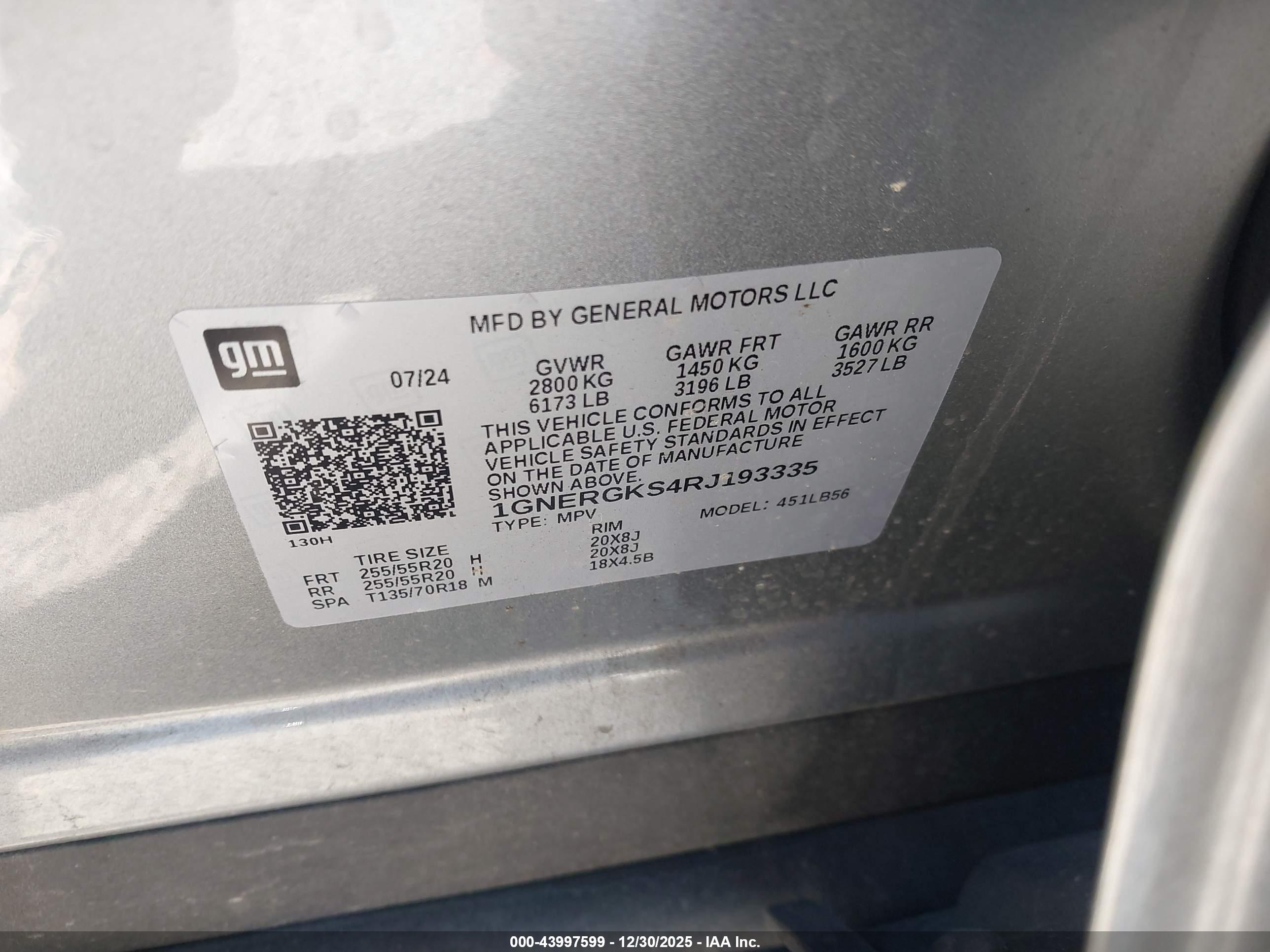CHEVROLET TRAVERSE image 9