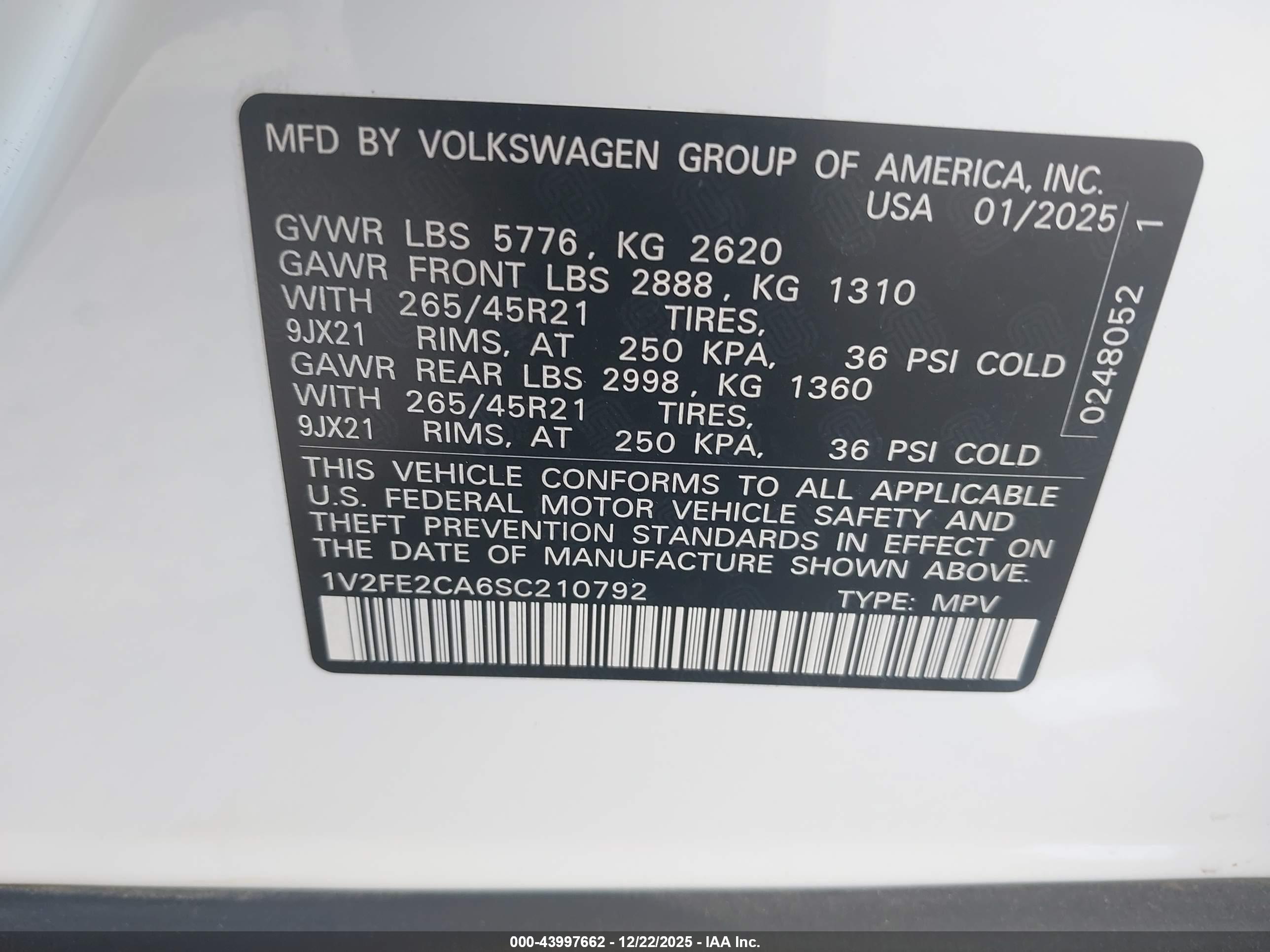 VOLKSWAGEN ATLAS image 9