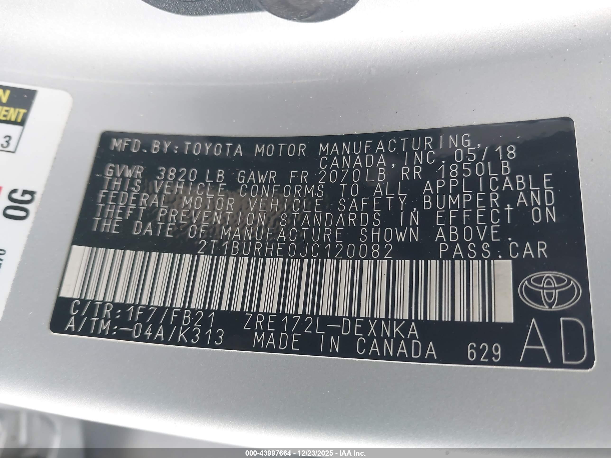 TOYOTA COROLLA image 9