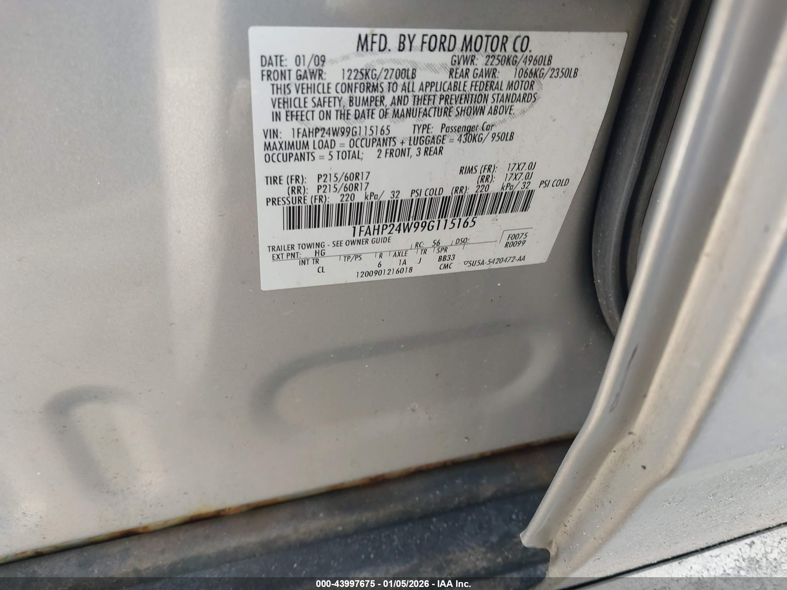 FORD TAURUS image 9