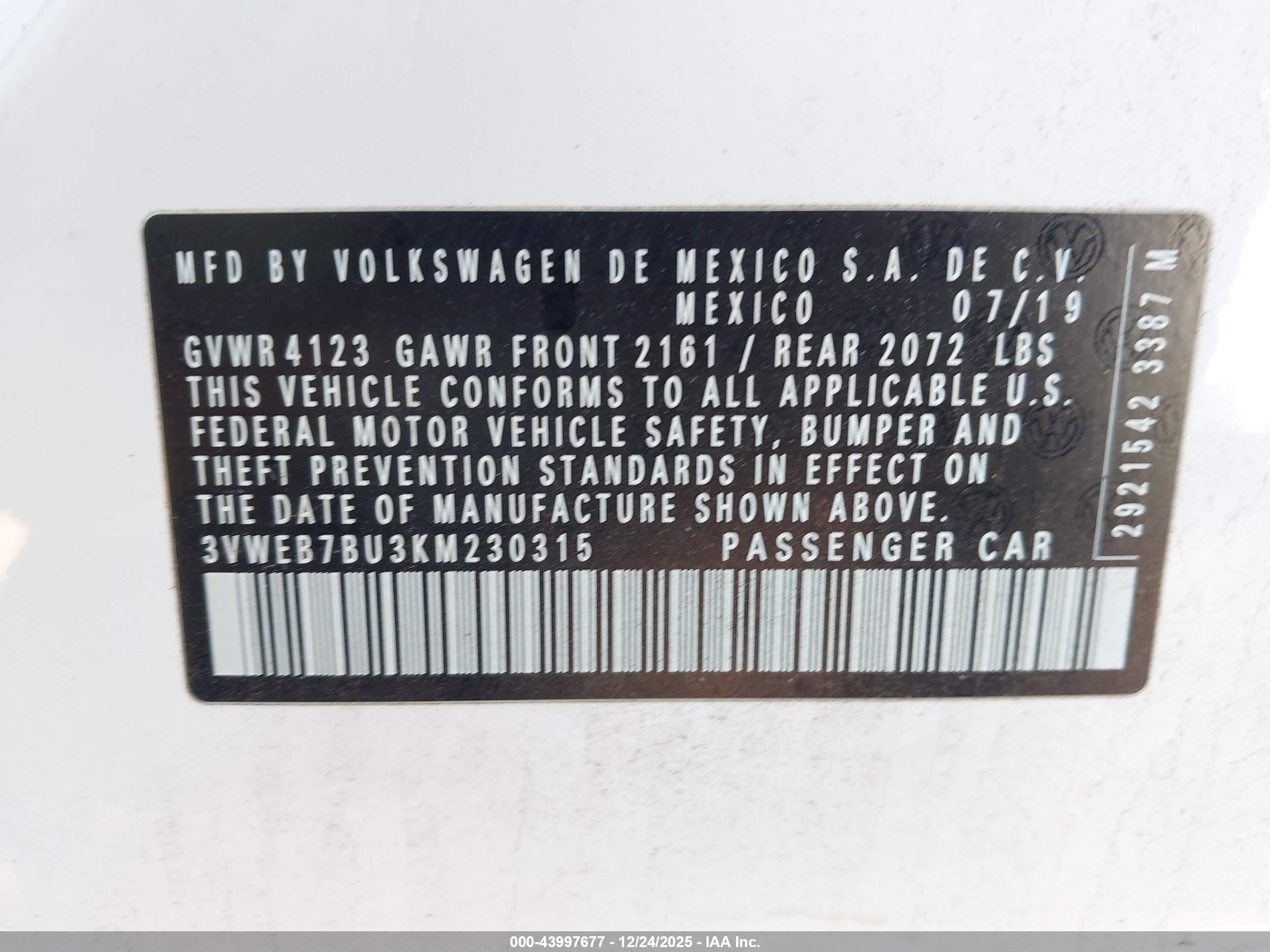 VOLKSWAGEN JETTA image 9