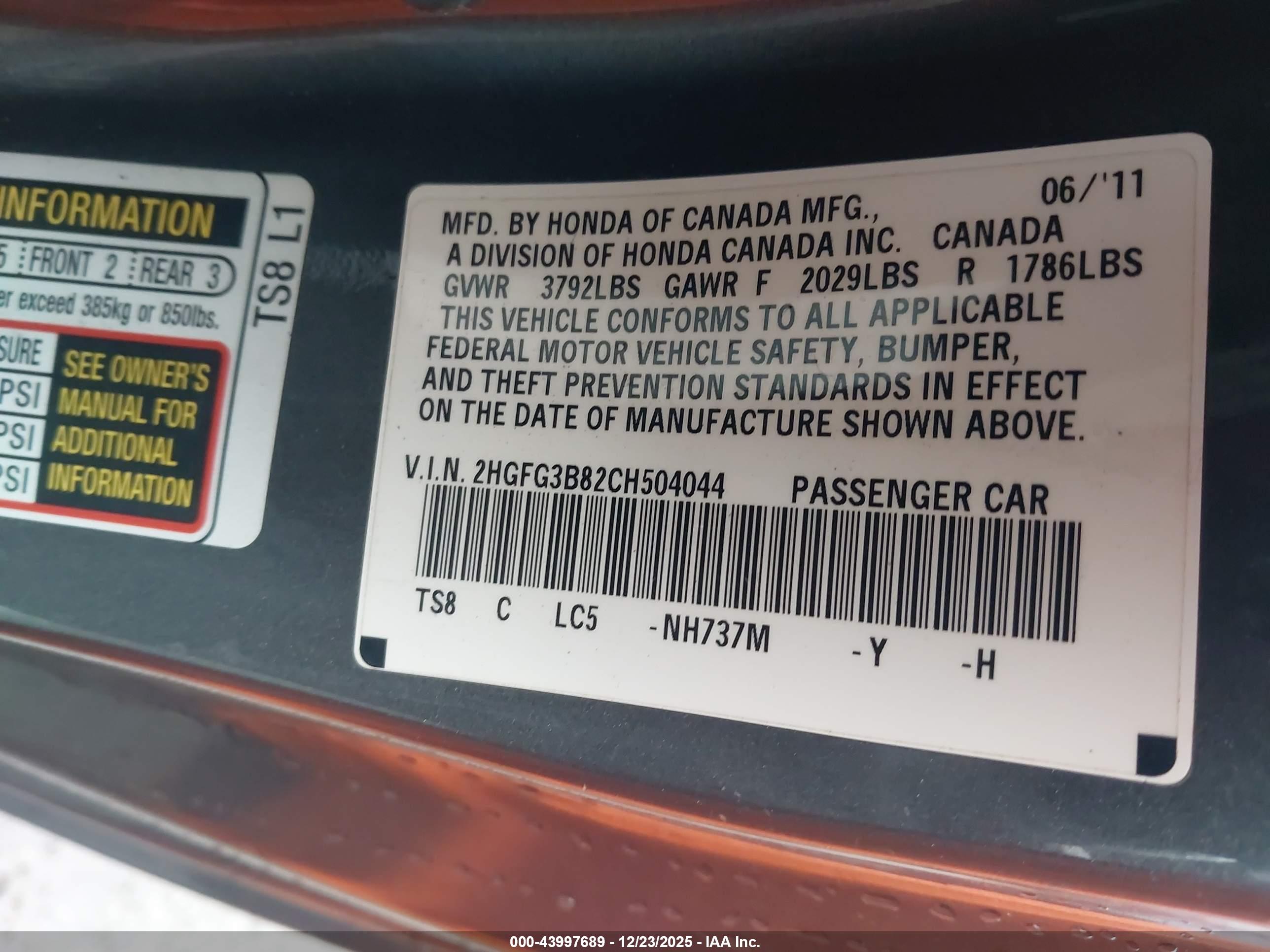 HONDA CIVIC image 9