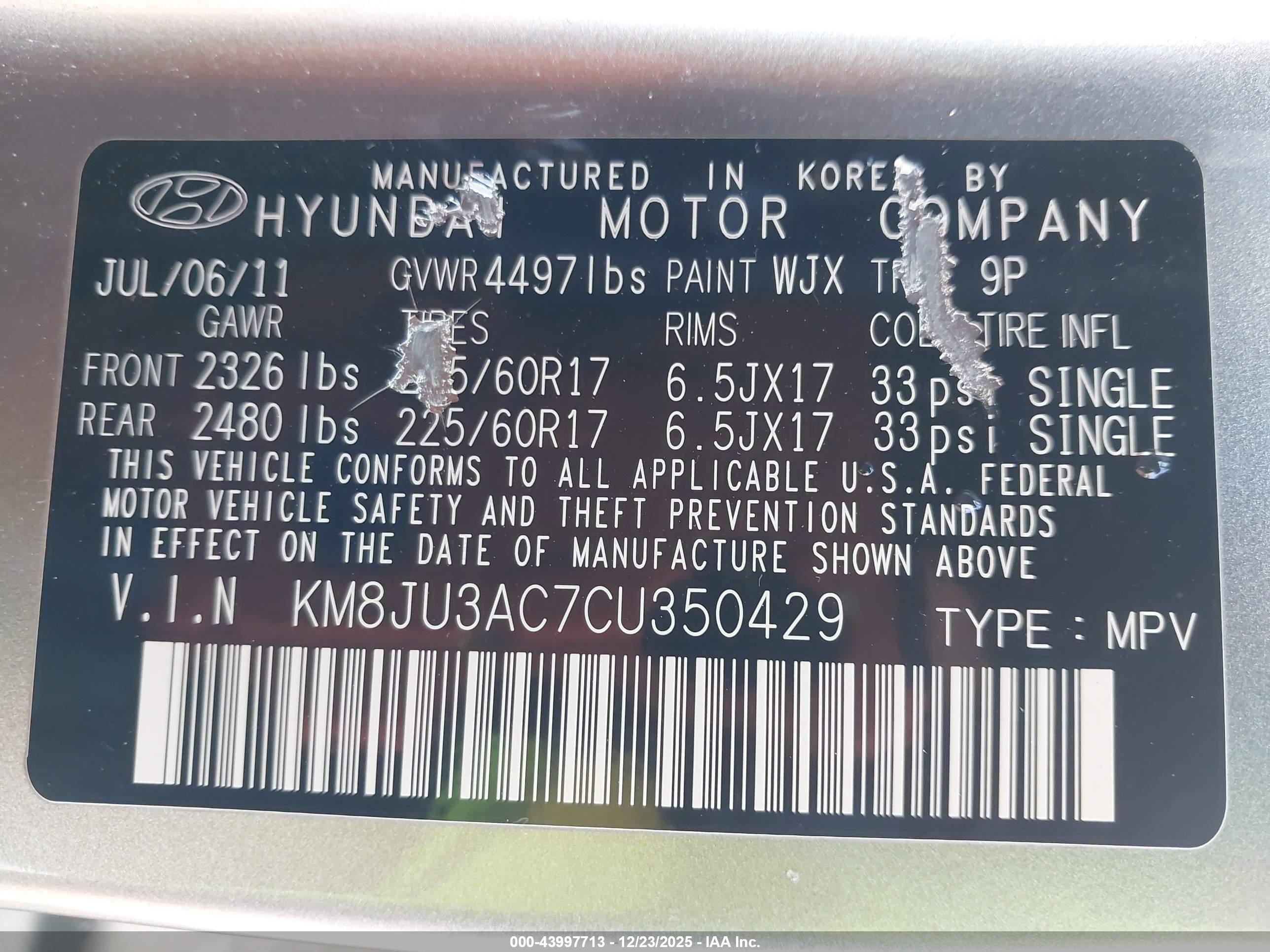 HYUNDAI TUCSON image 9