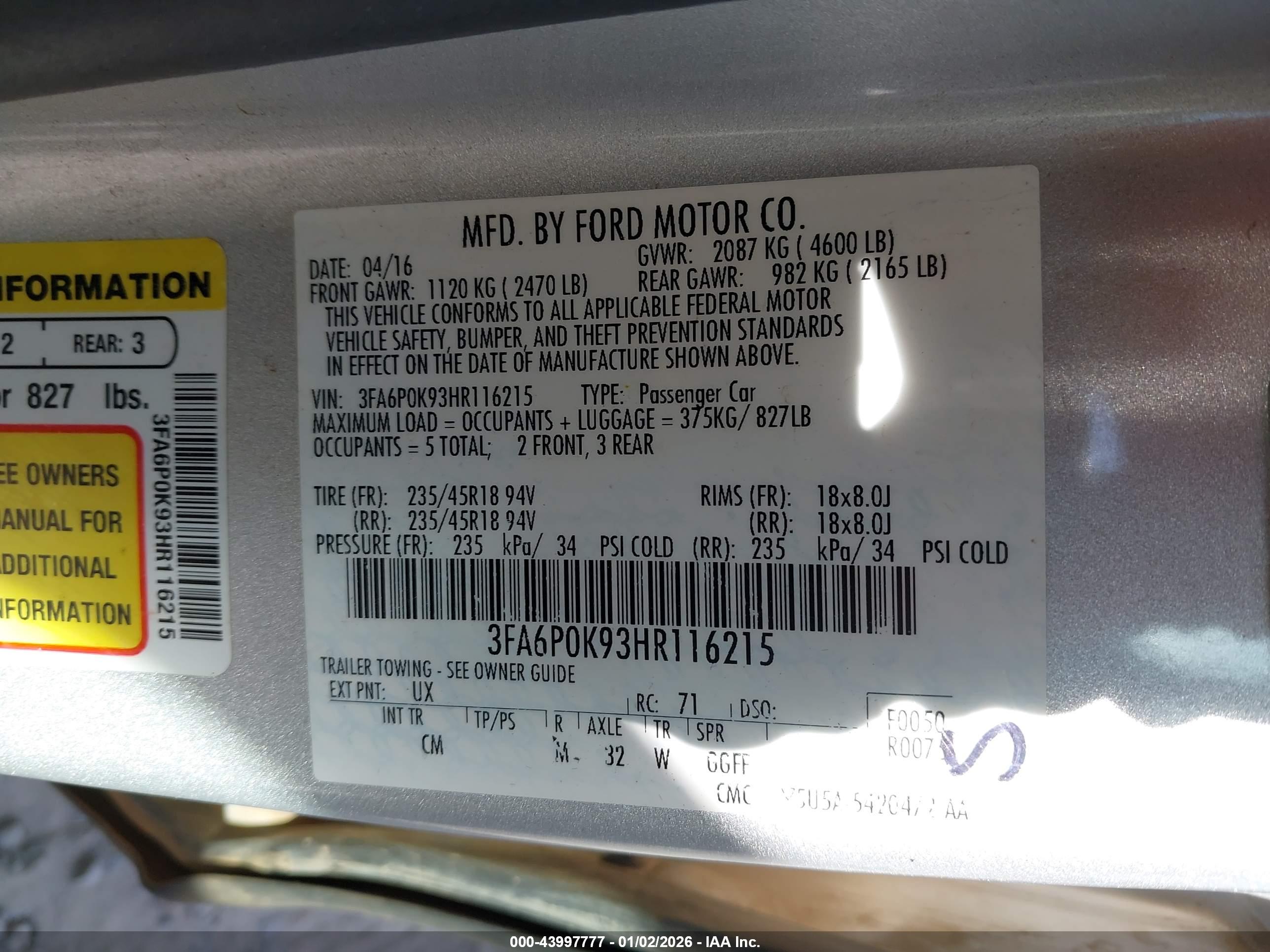 FORD FUSION image 9