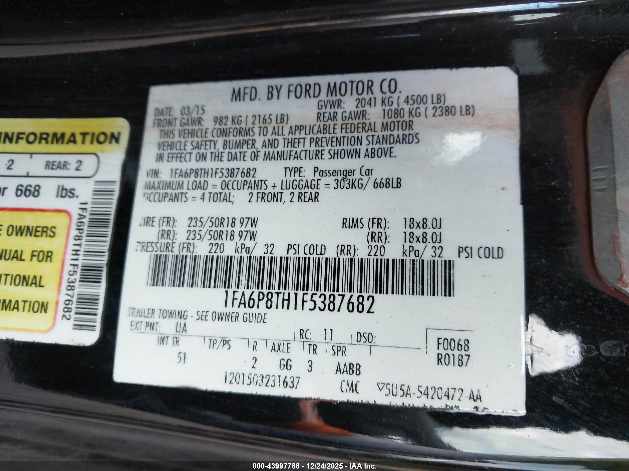 FORD MUSTANG image 9
