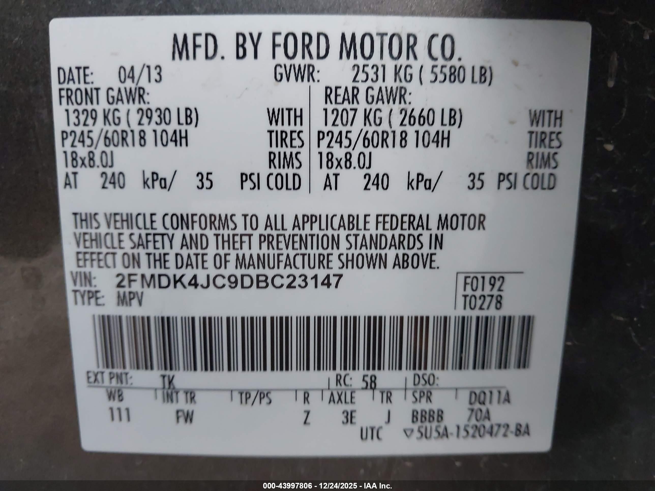 FORD EDGE image 9