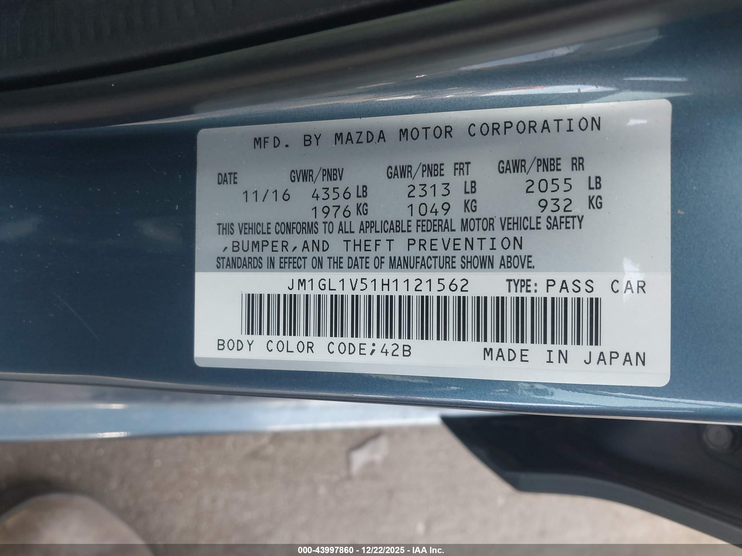 MAZDA MAZDA6 image 9
