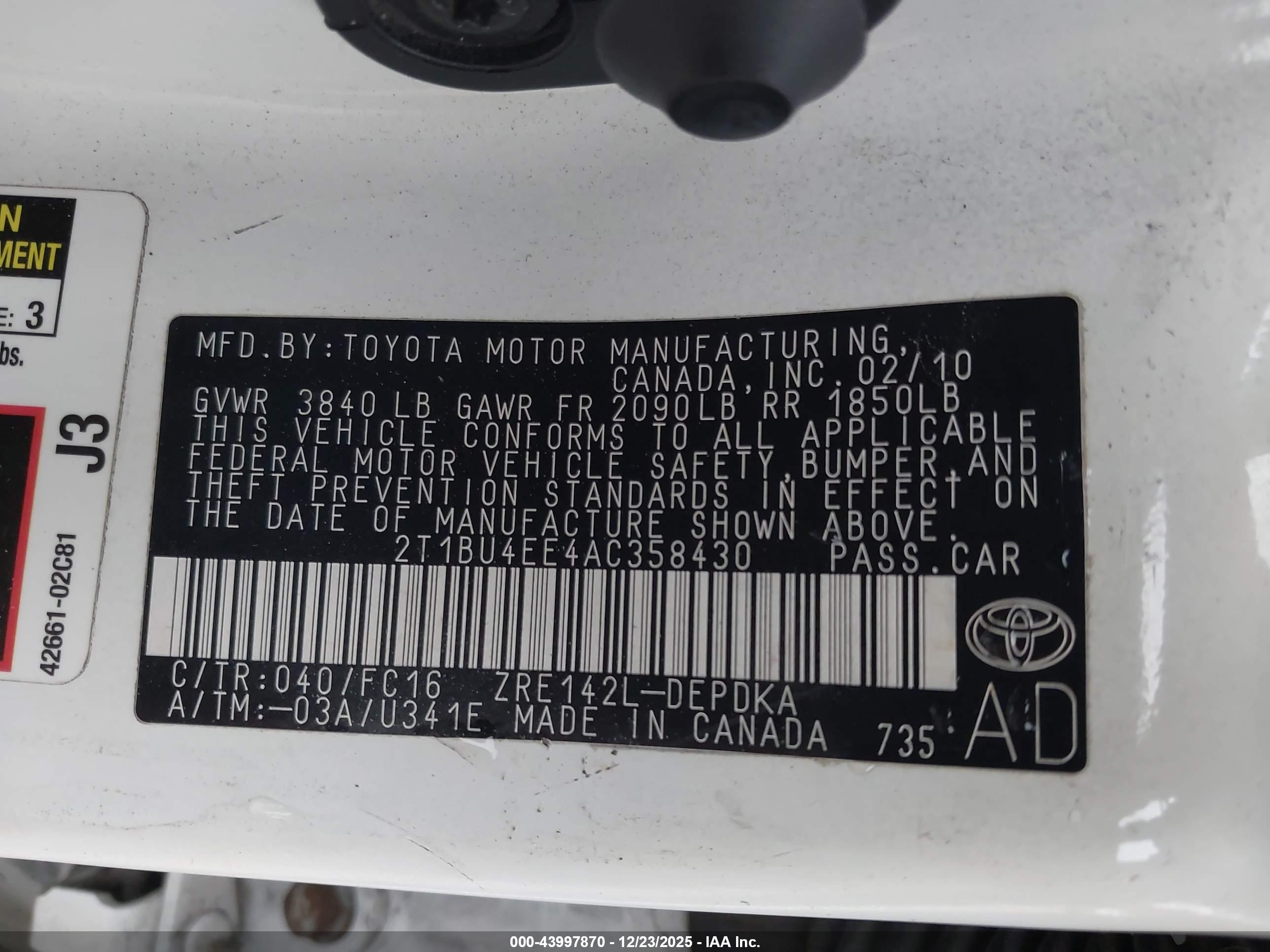 TOYOTA COROLLA image 9