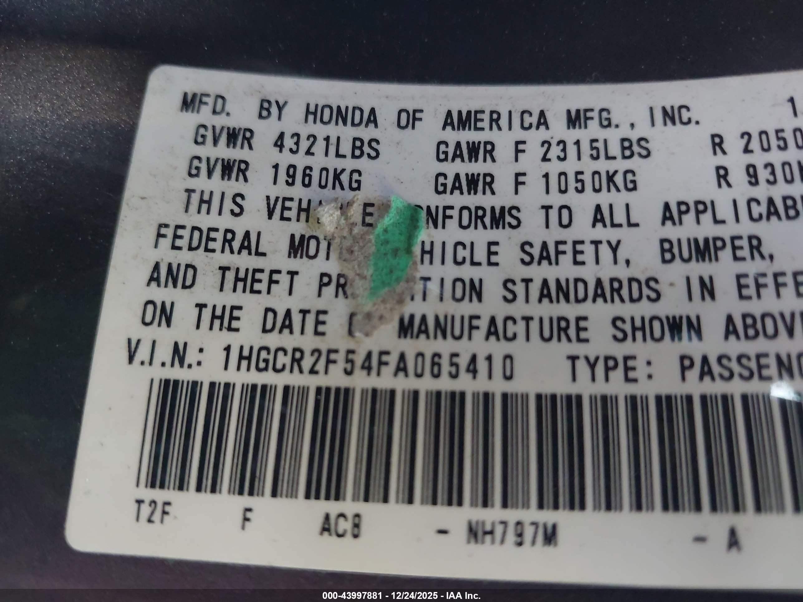 HONDA ACCORD image 9