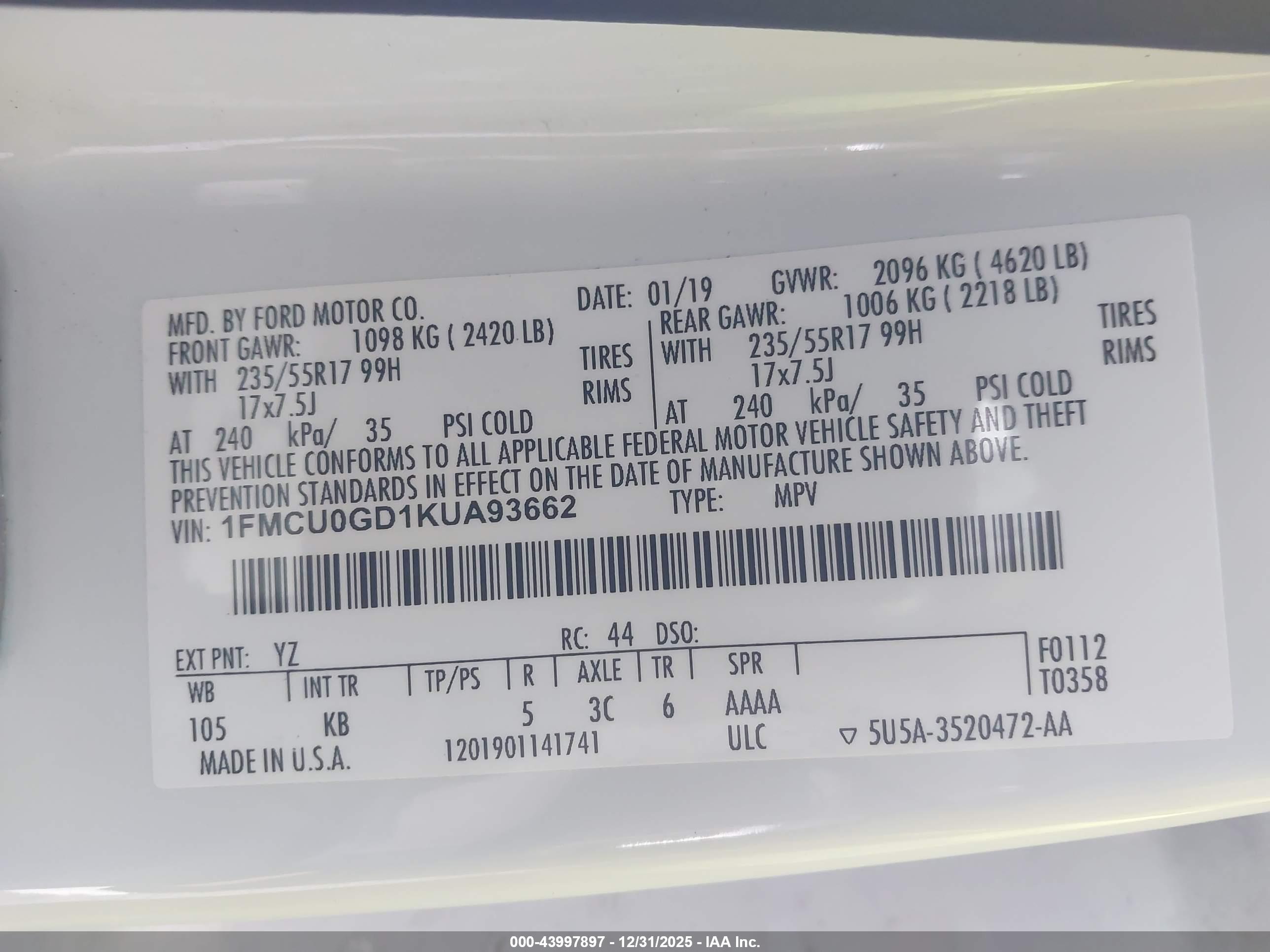 FORD ESCAPE image 9