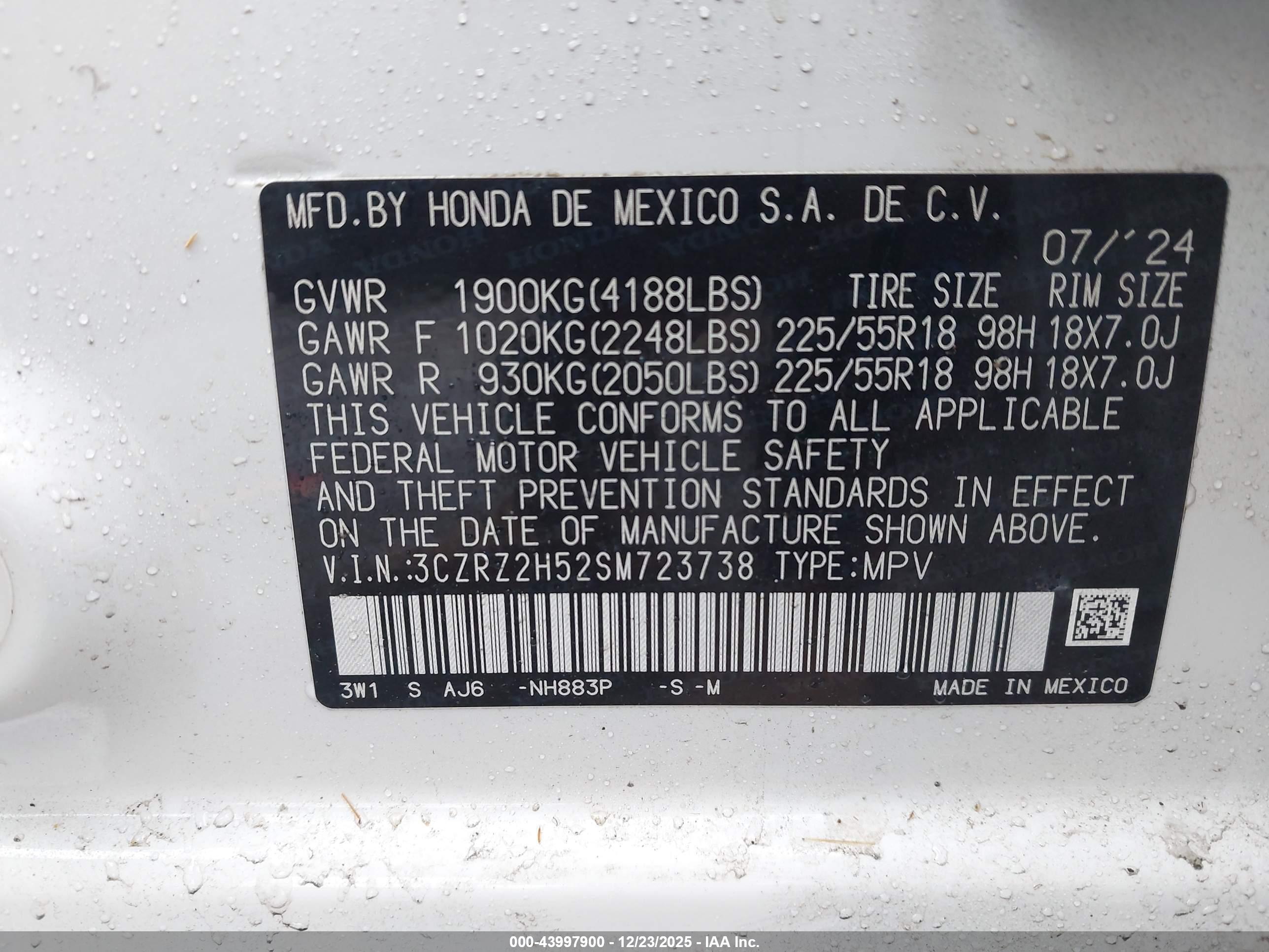 HONDA HR-V image 9