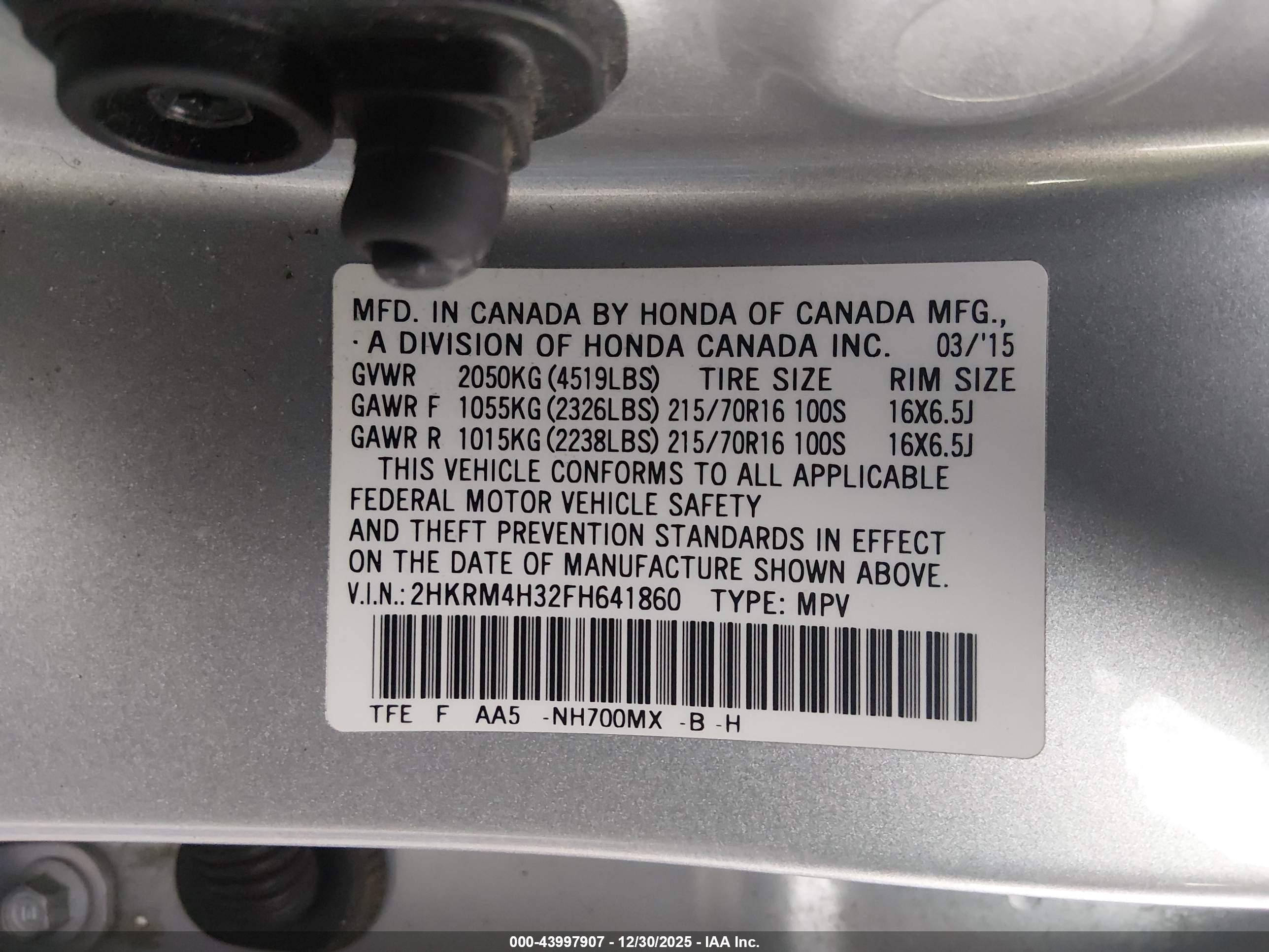 HONDA CR-V image 9