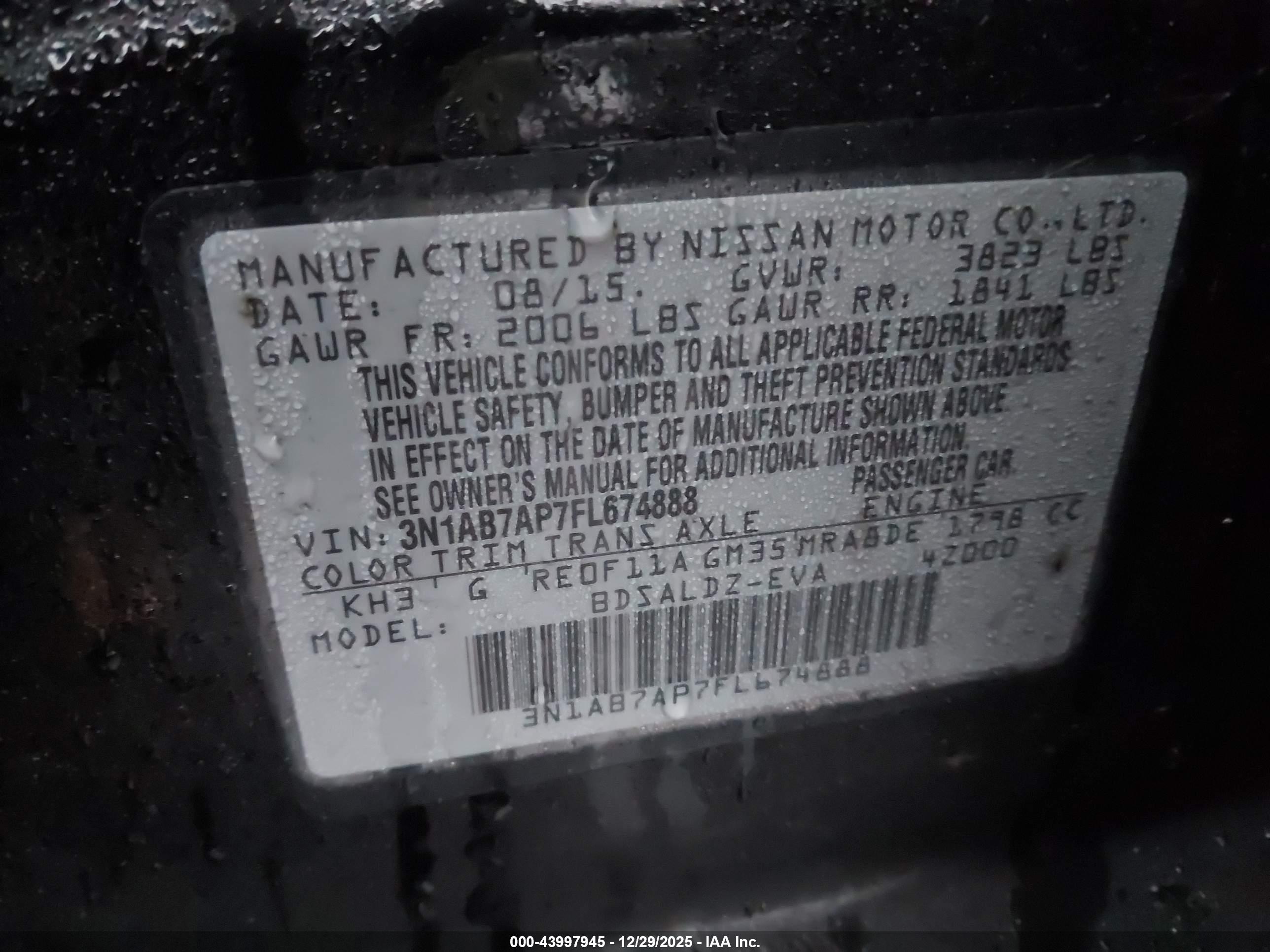 NISSAN SENTRA image 9