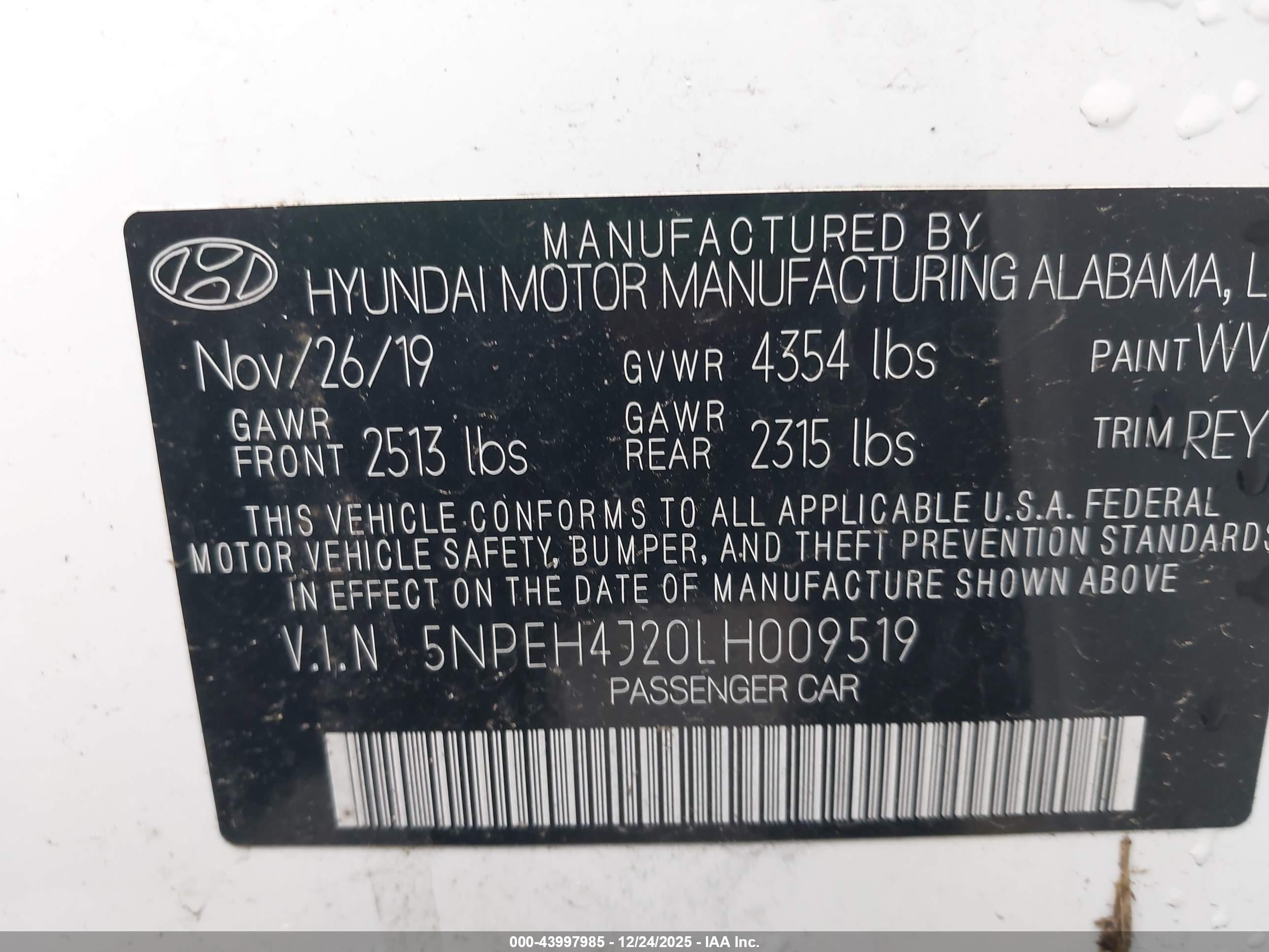 HYUNDAI SONATA image 9