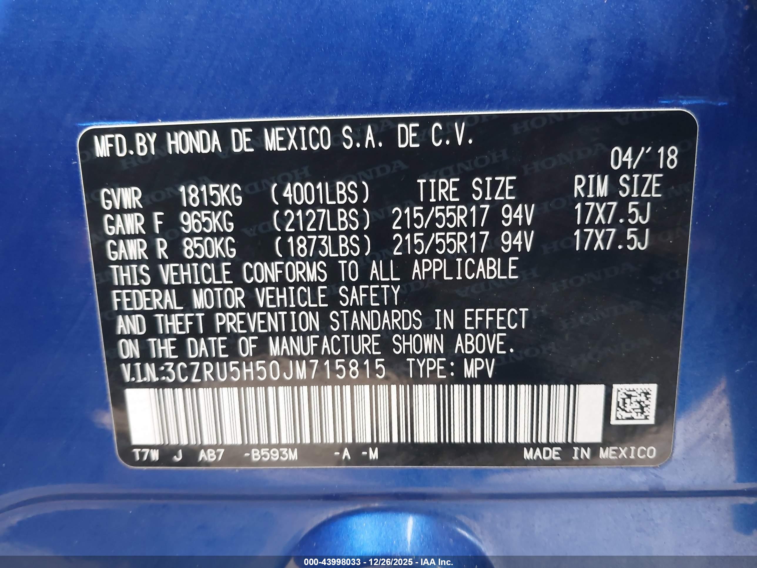 HONDA HR-V image 9