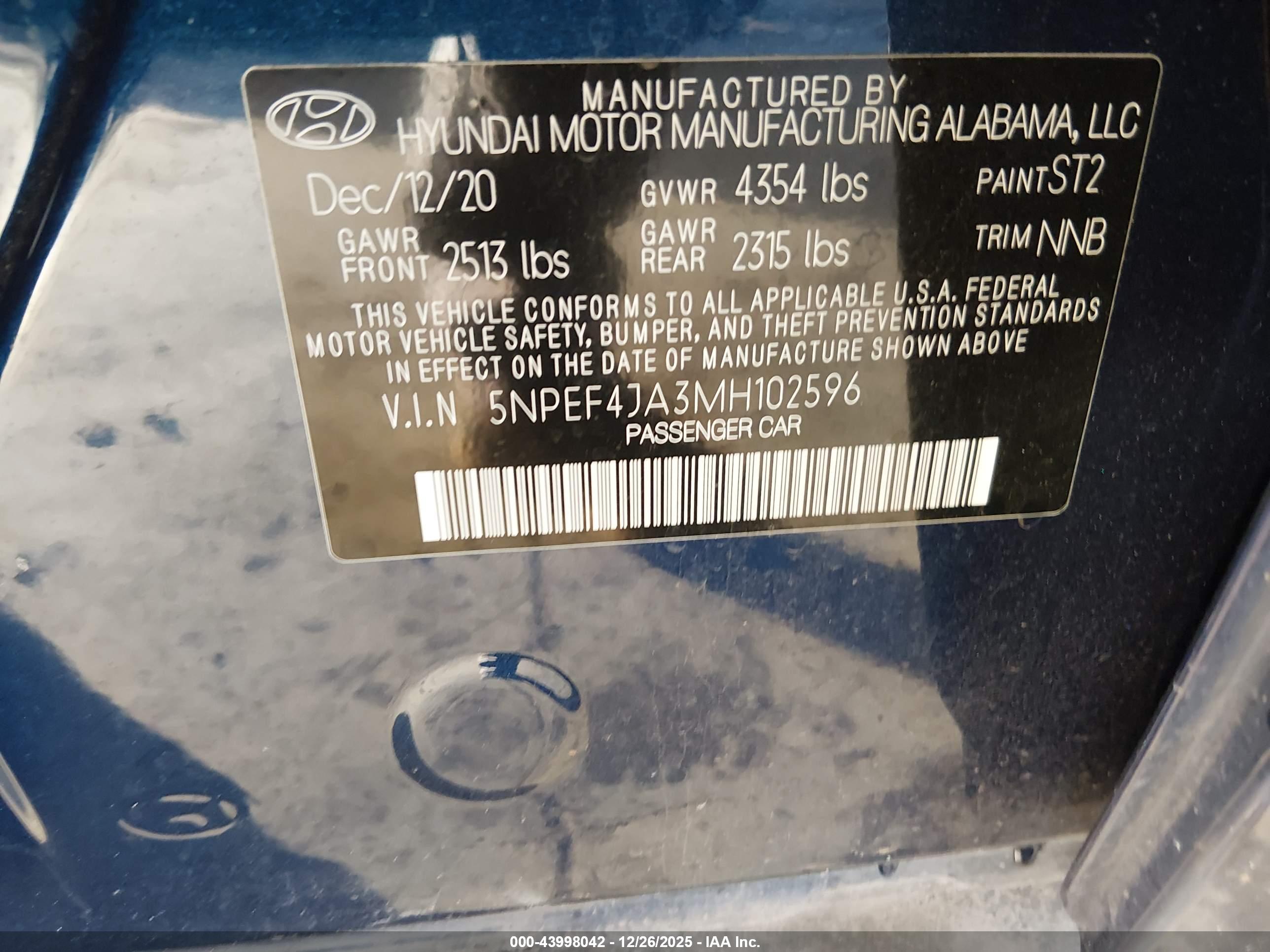 HYUNDAI SONATA image 9