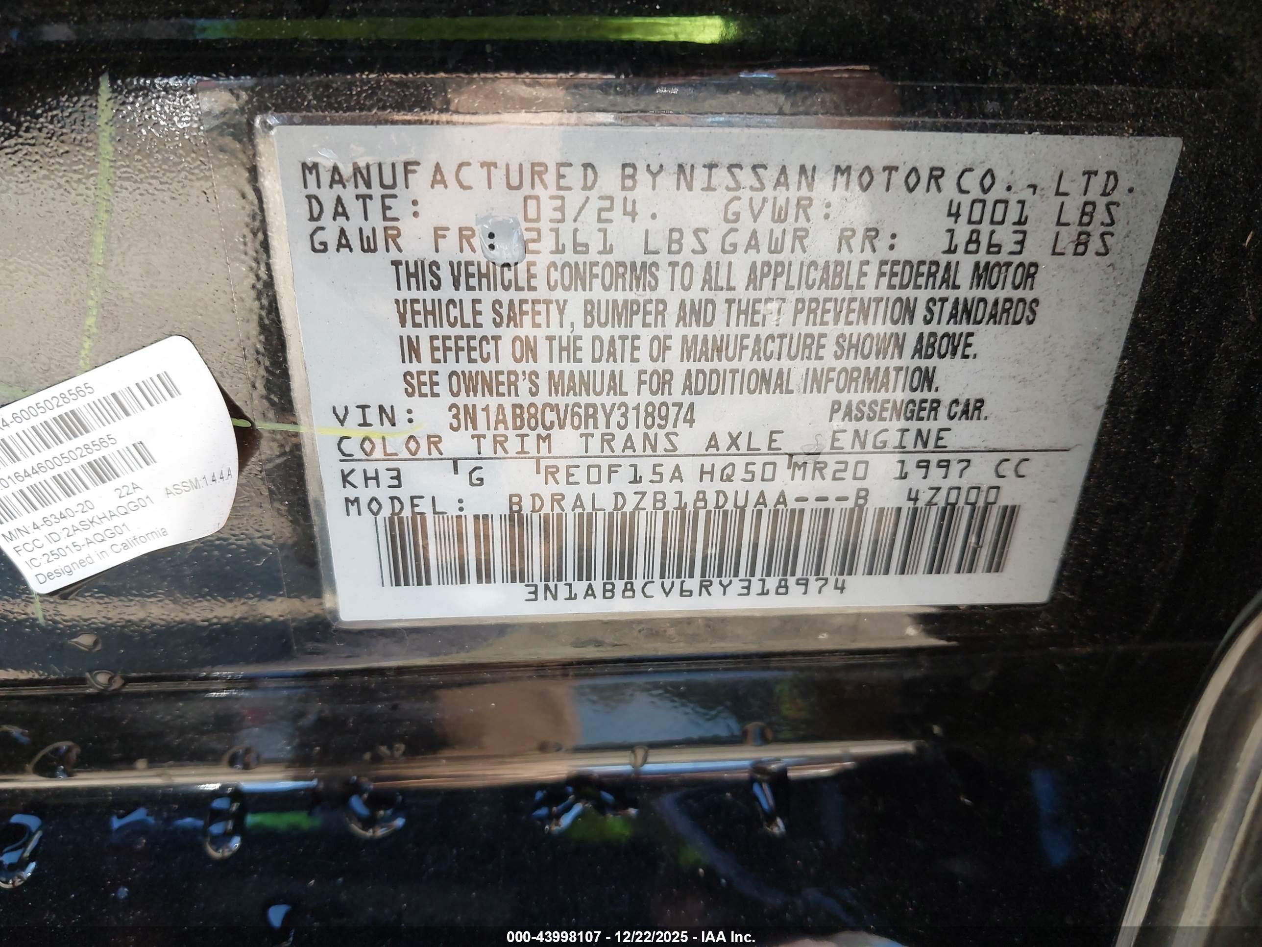NISSAN SENTRA image 9