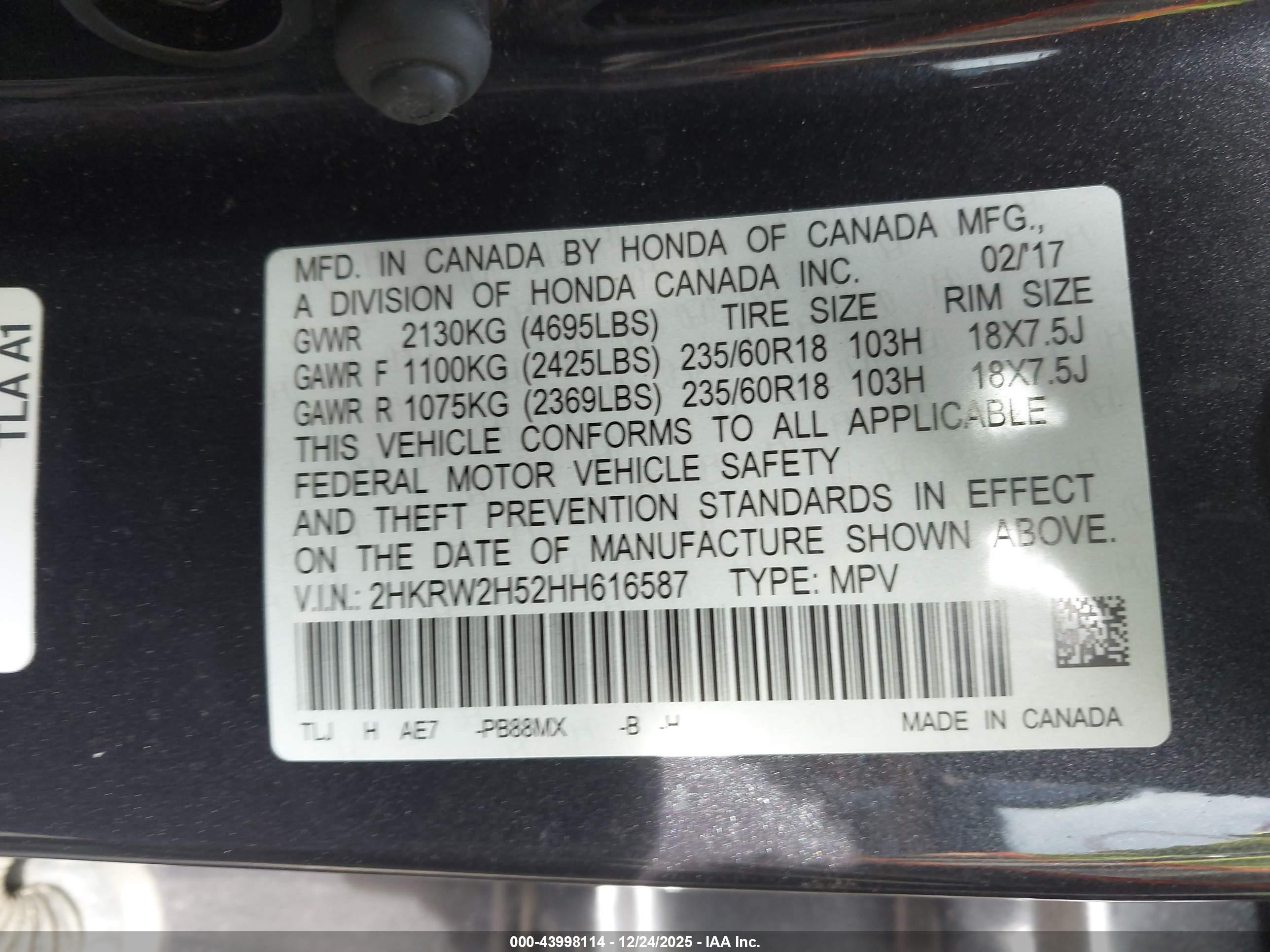 HONDA CR-V image 9
