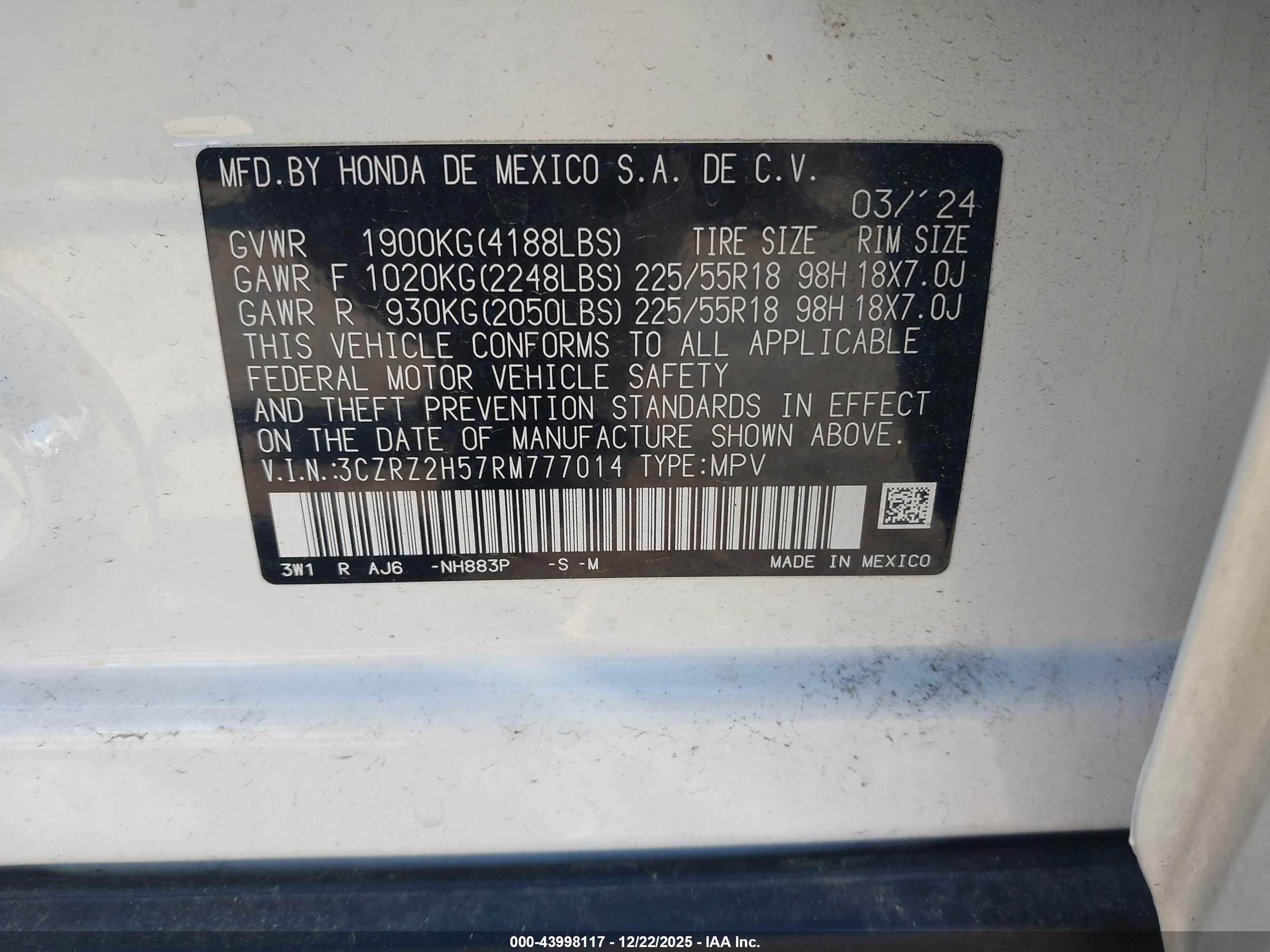 HONDA HR-V image 9