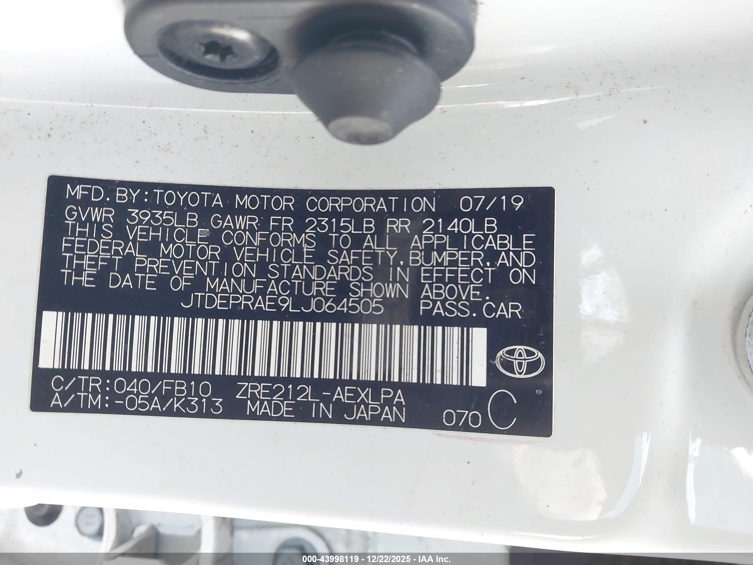 TOYOTA COROLLA image 9
