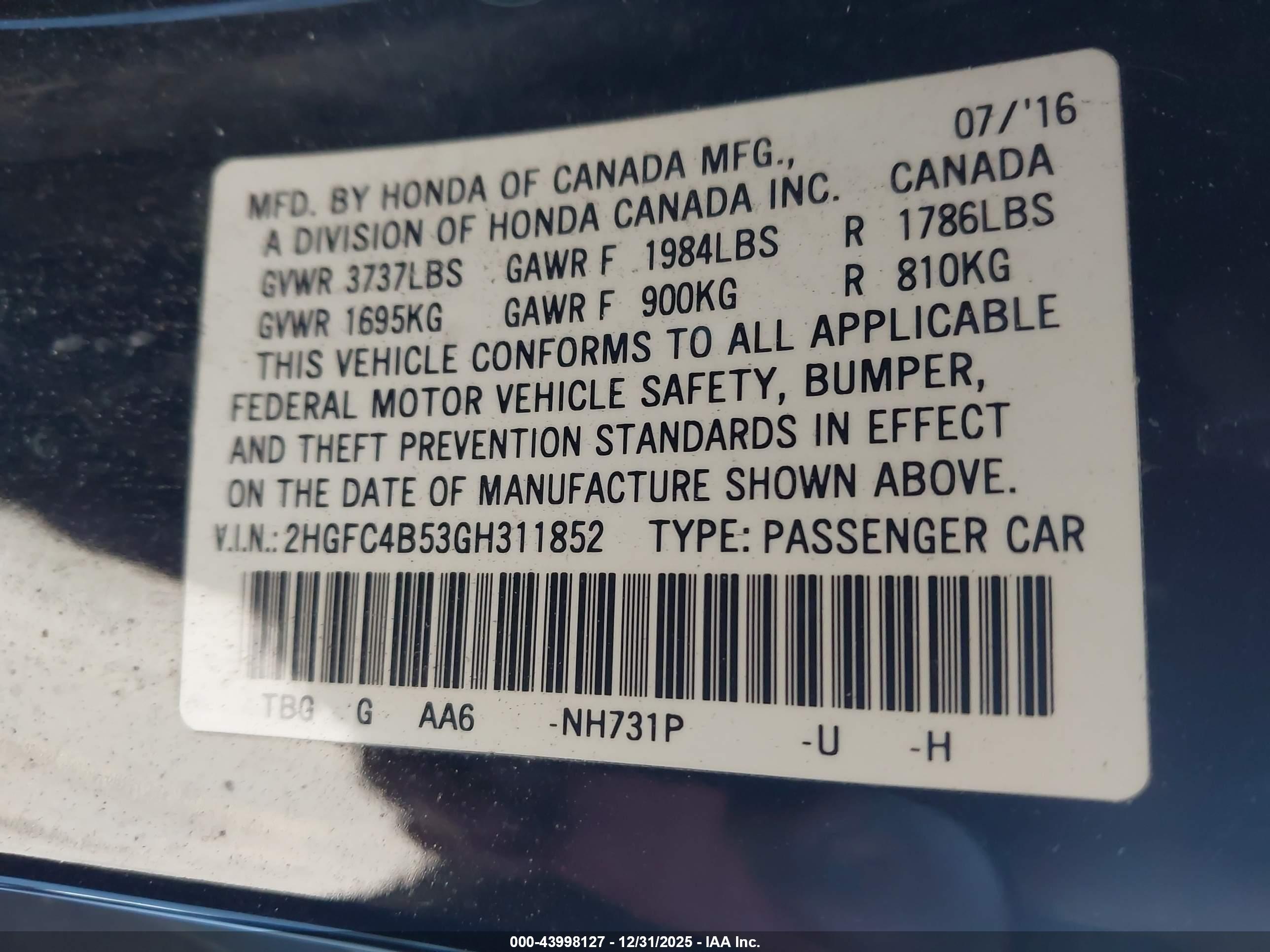 HONDA CIVIC image 9