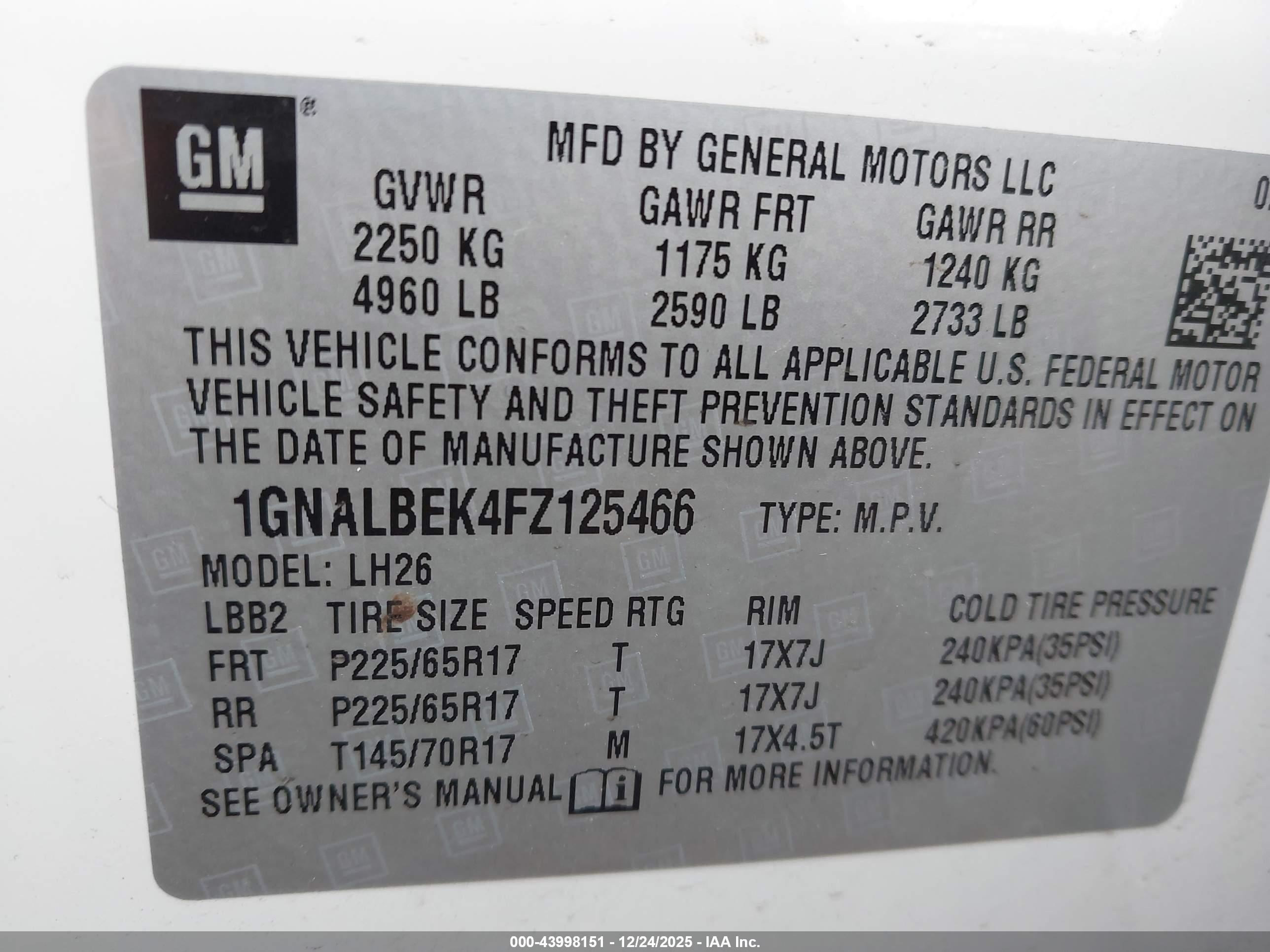 CHEVROLET EQUINOX image 9