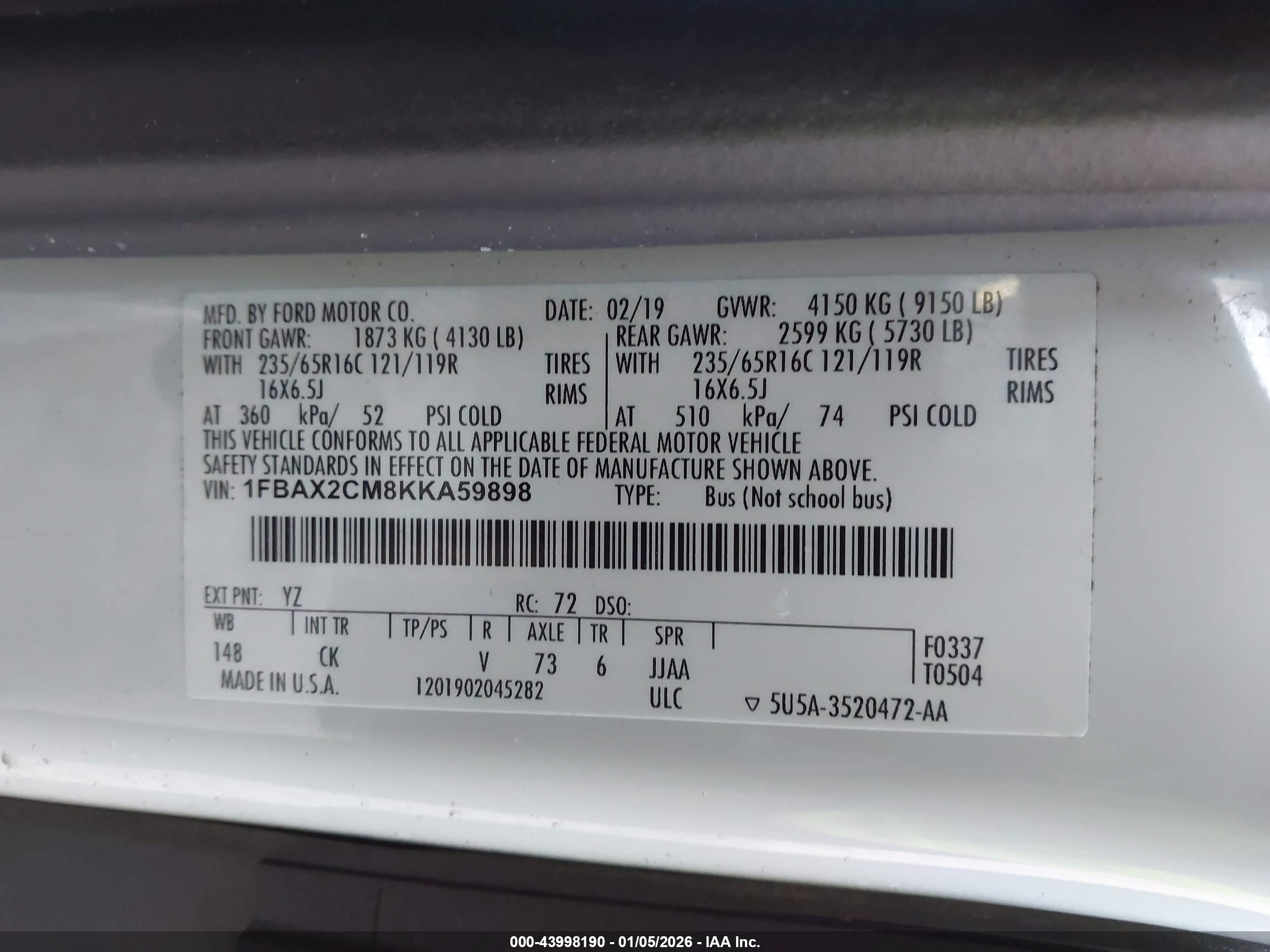 FORD TRANSIT-350 image 9