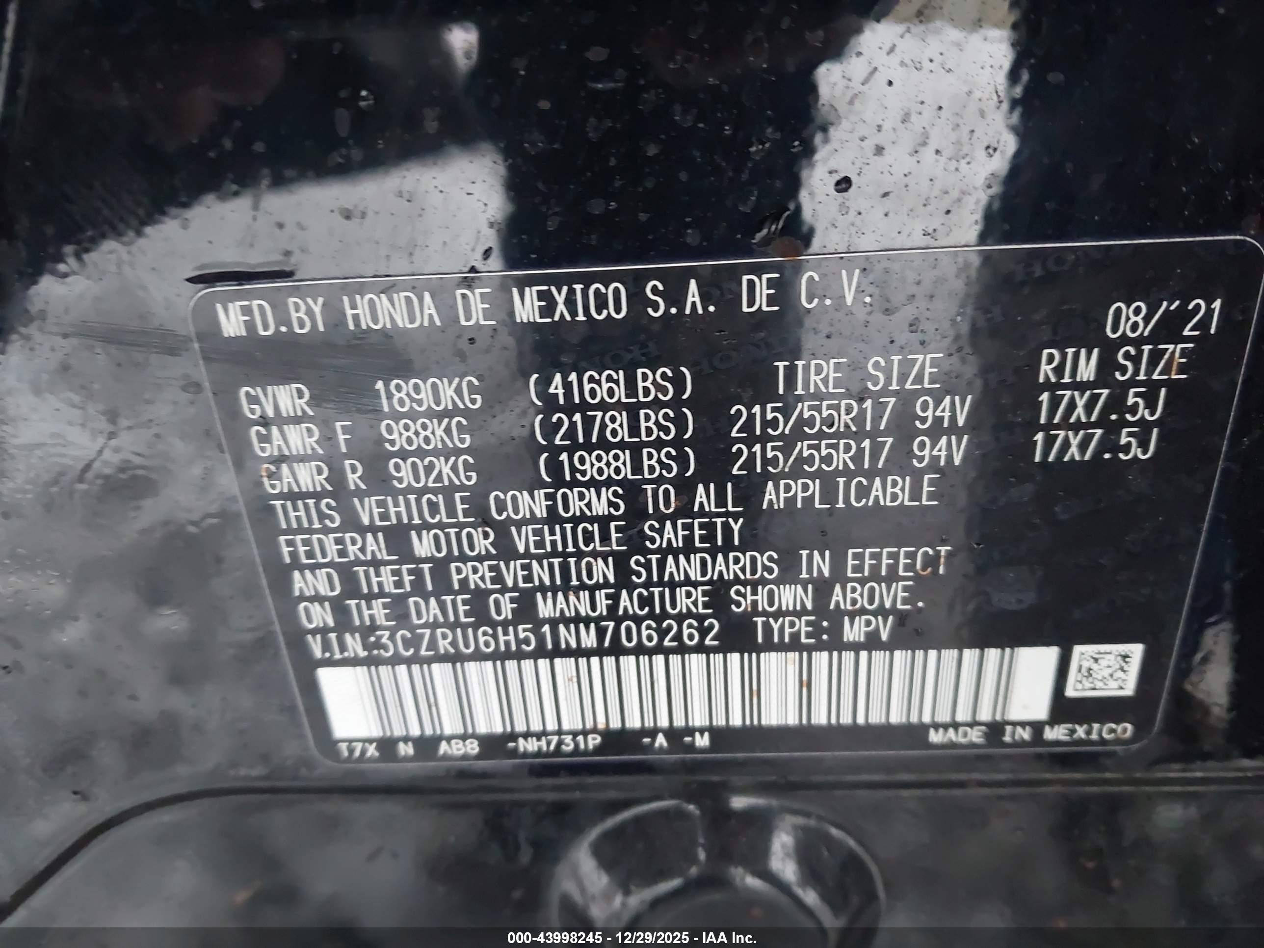 HONDA HR-V image 9