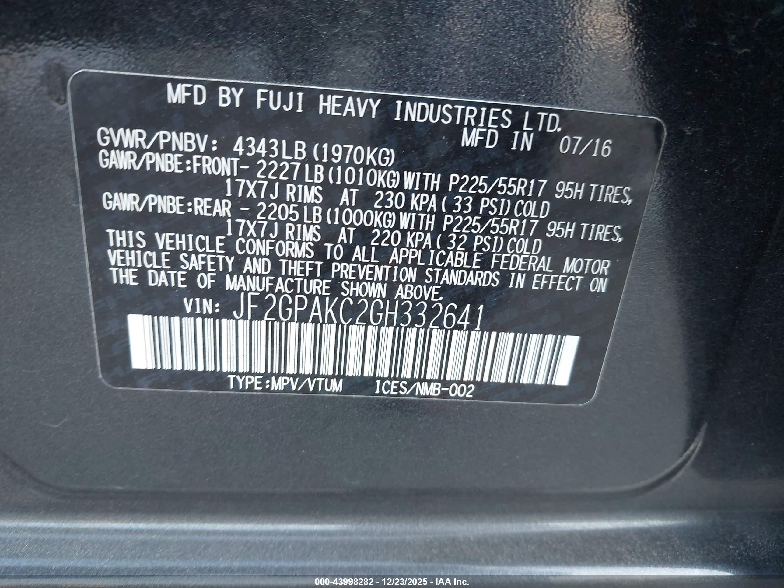 SUBARU CROSSTREK image 9
